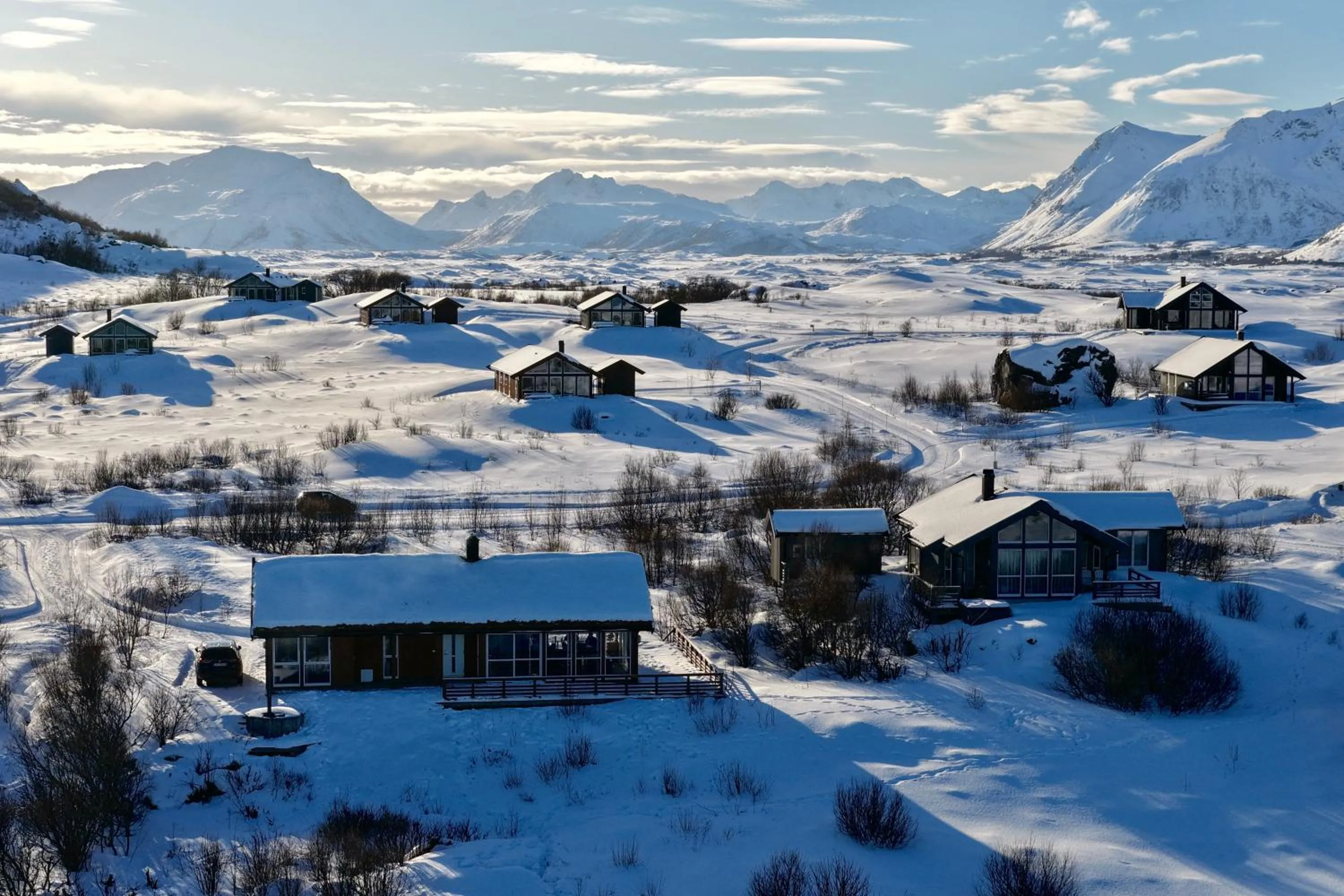 Day in Lofoten Links Lodges