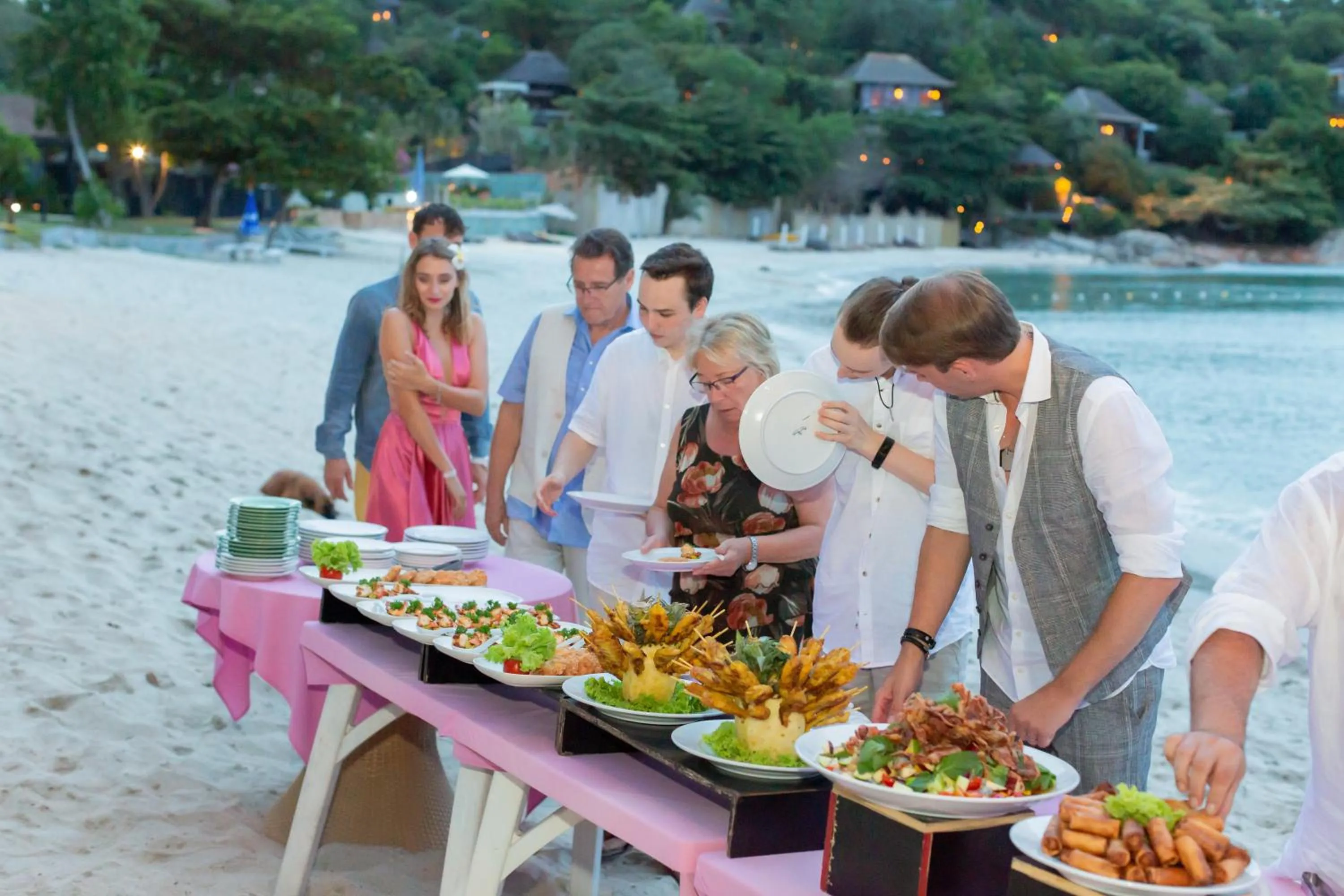 People in The Bay Samui