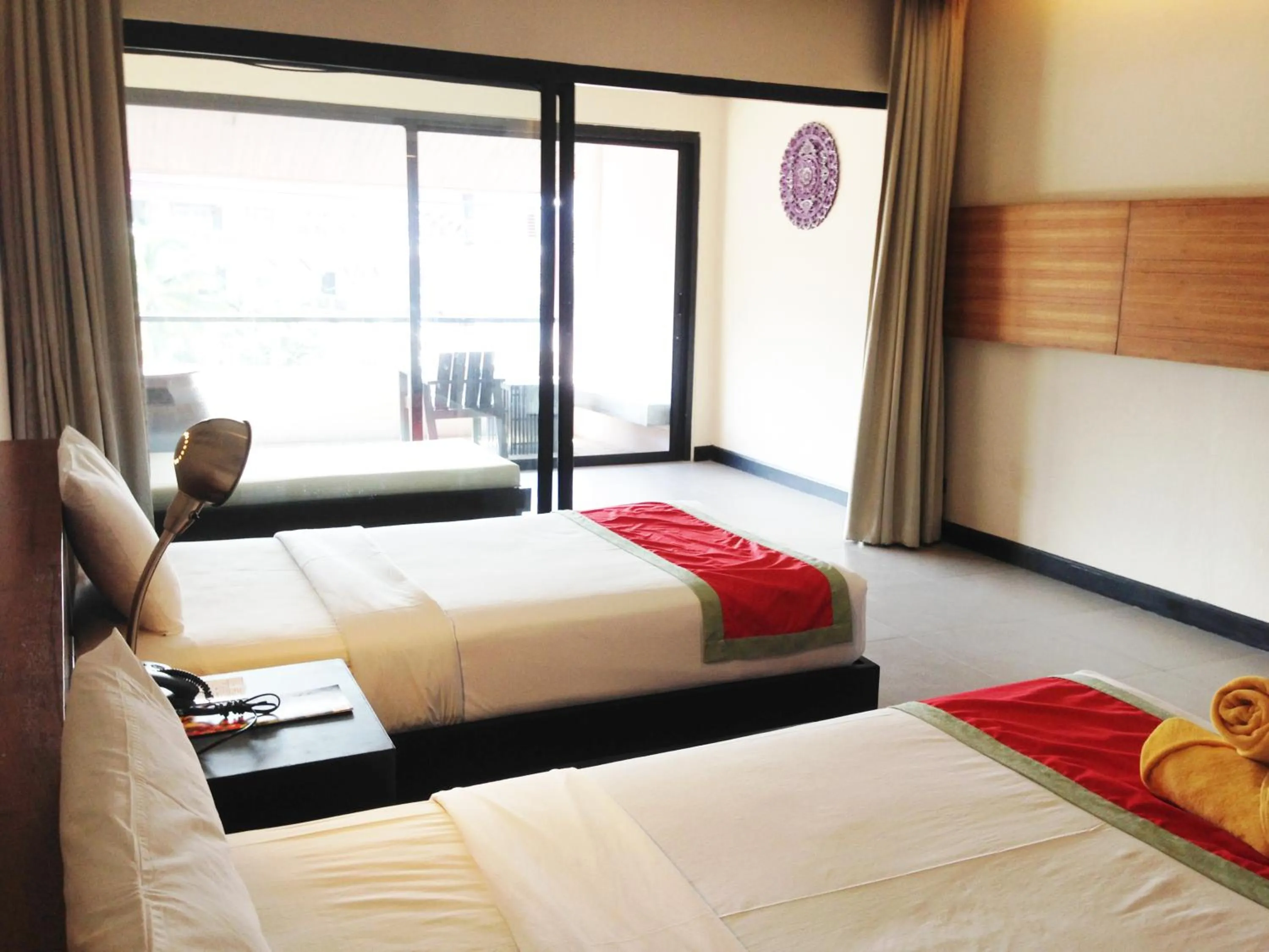 Bed in Weekender Resort