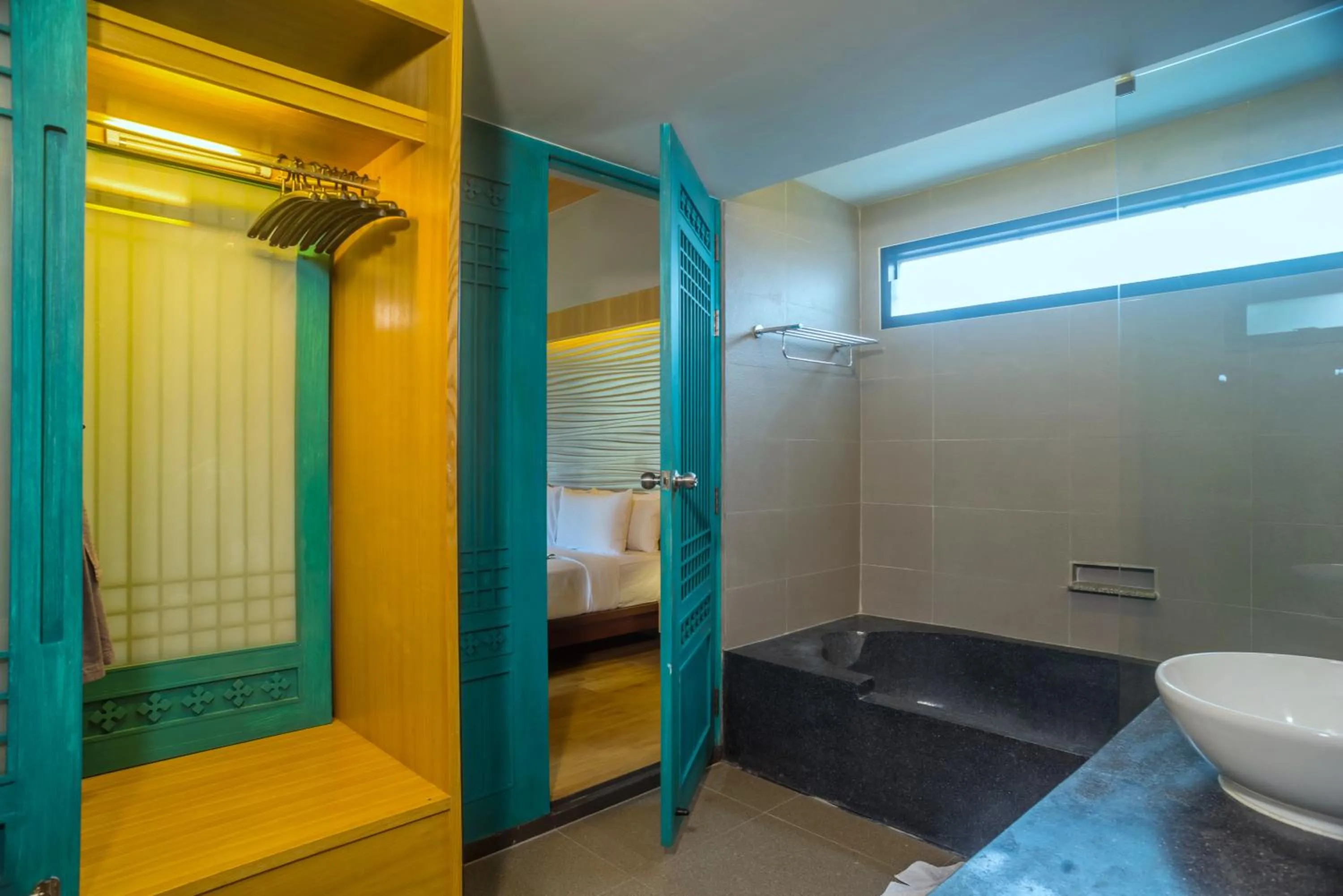 Shower in Weekender Resort