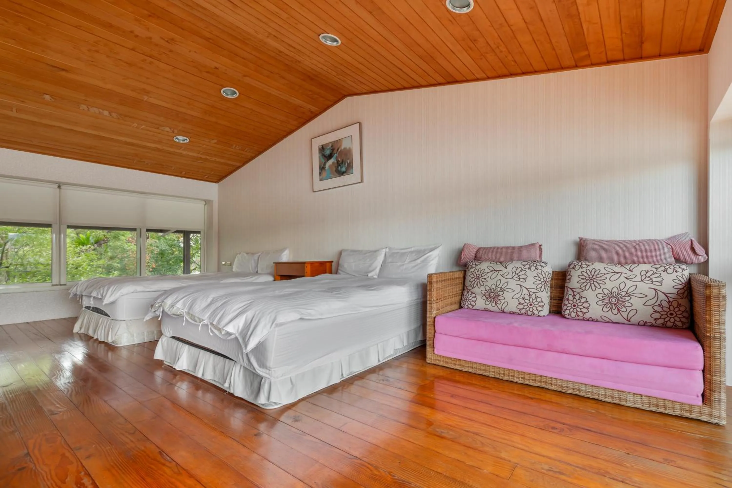 Bedroom, Bed in Green Forest Villa