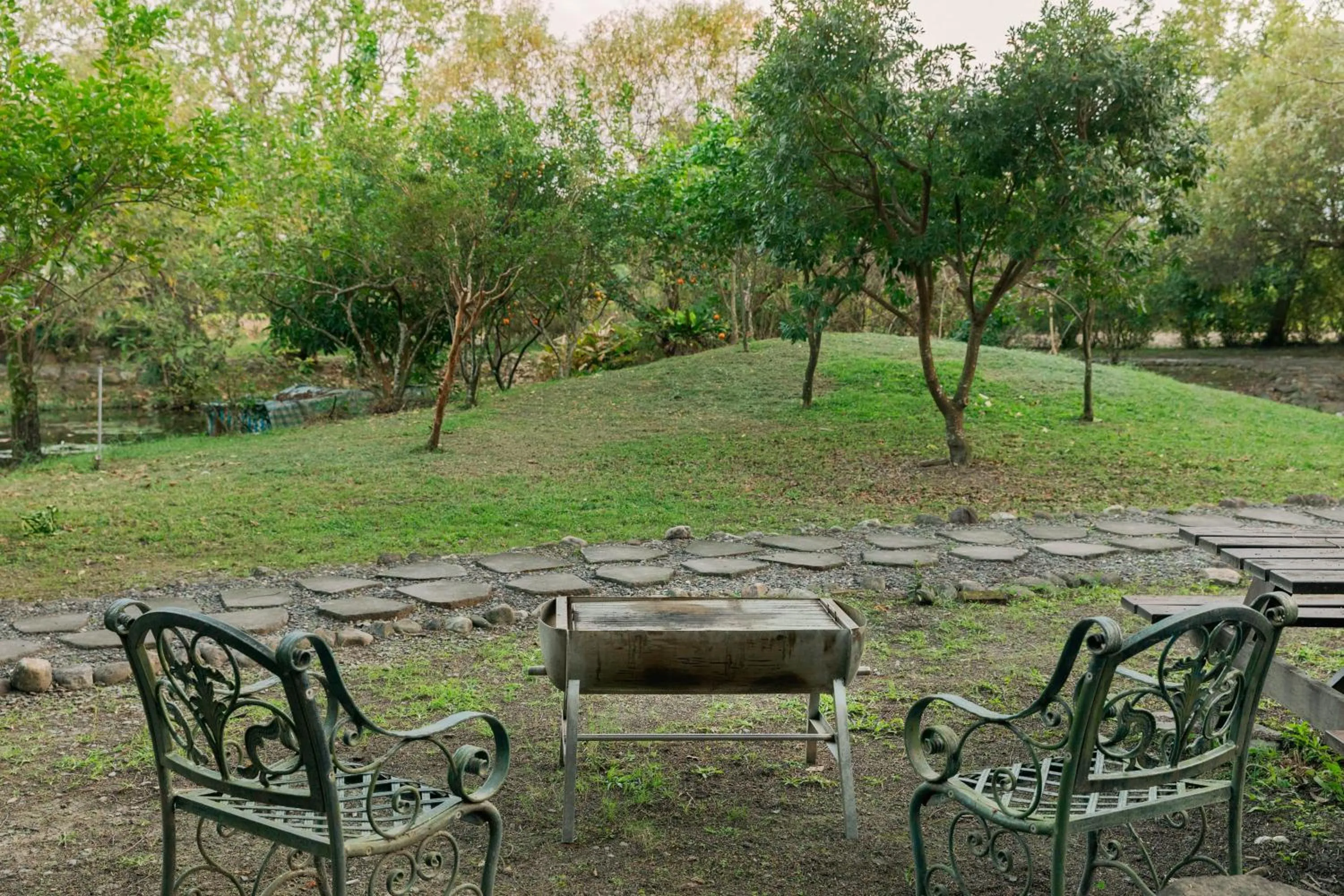 Garden view in Green Forest Villa