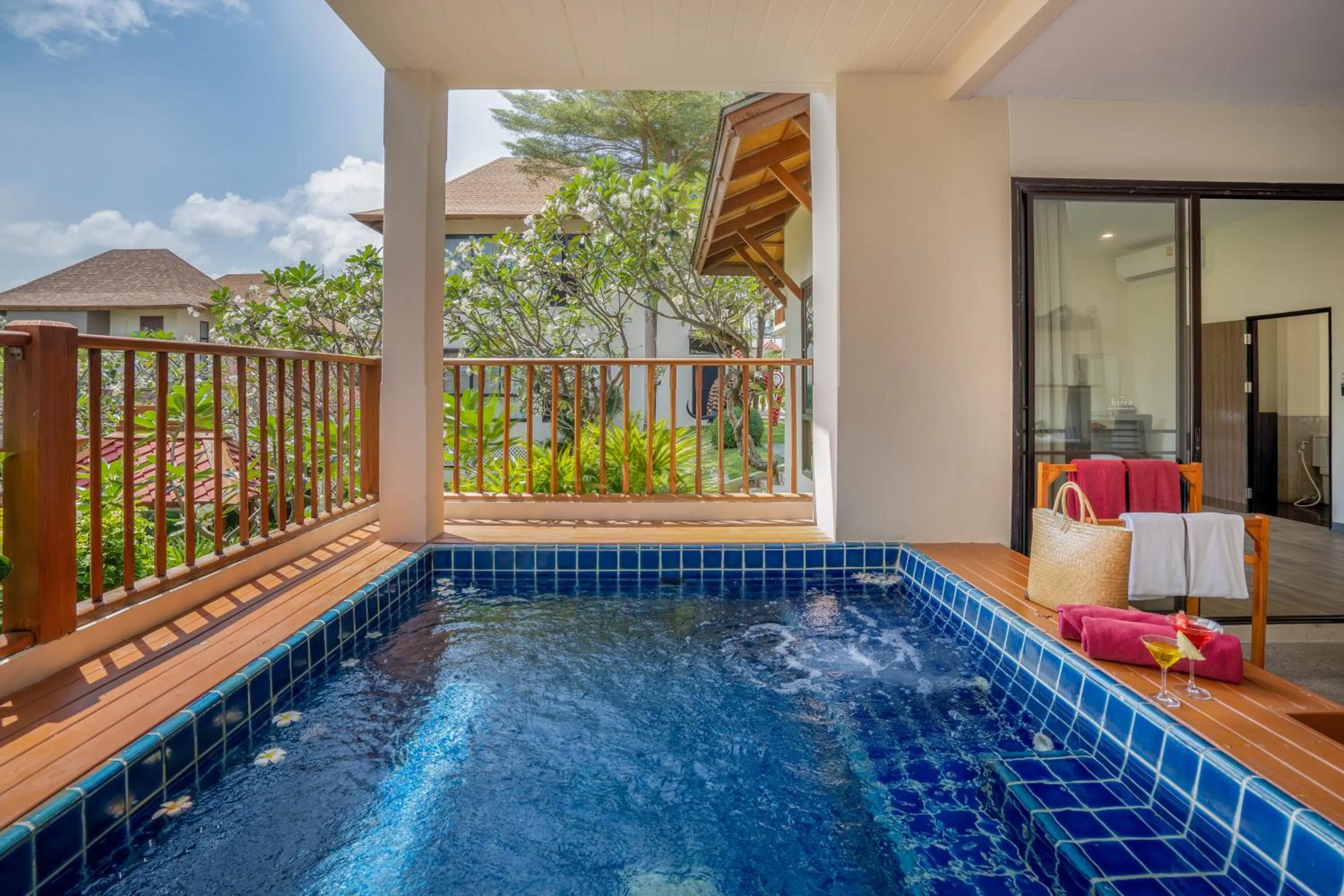 Balcony/Terrace in The Briza Beach Resort, Samui - SHA Plus