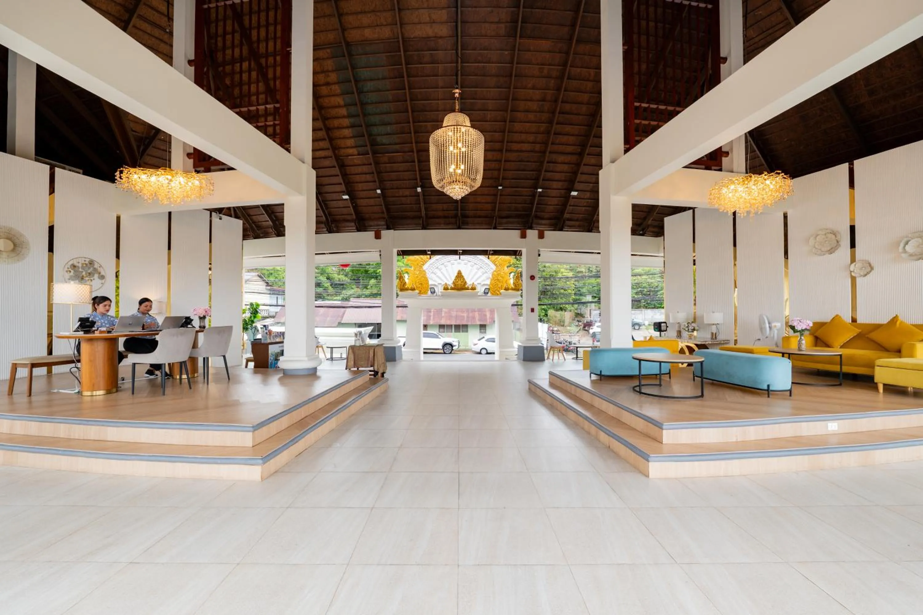 Lobby or reception in The Briza Beach Resort, Samui - SHA Plus