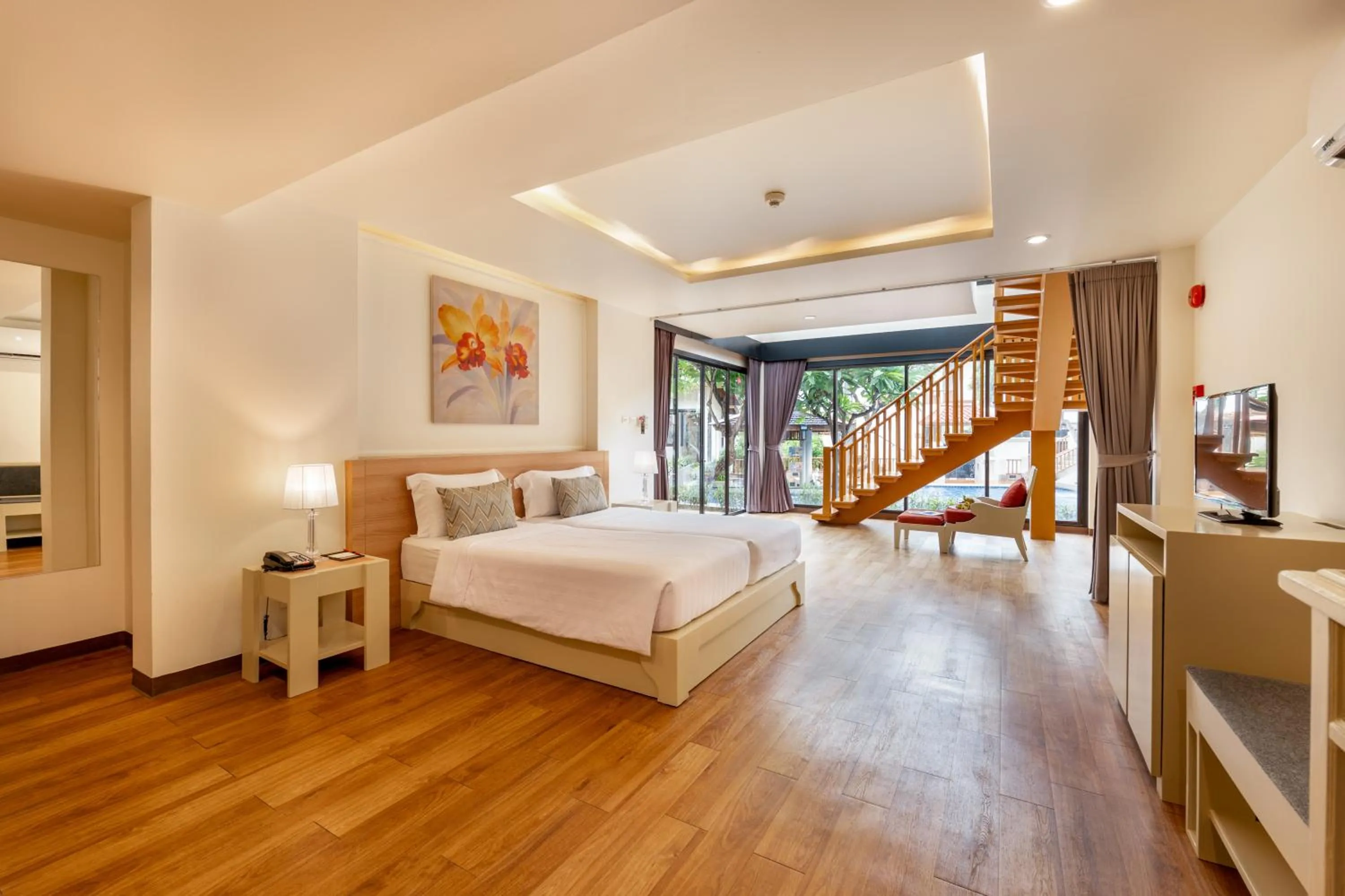 Bedroom, Bed in The Briza Beach Resort, Samui - SHA Plus