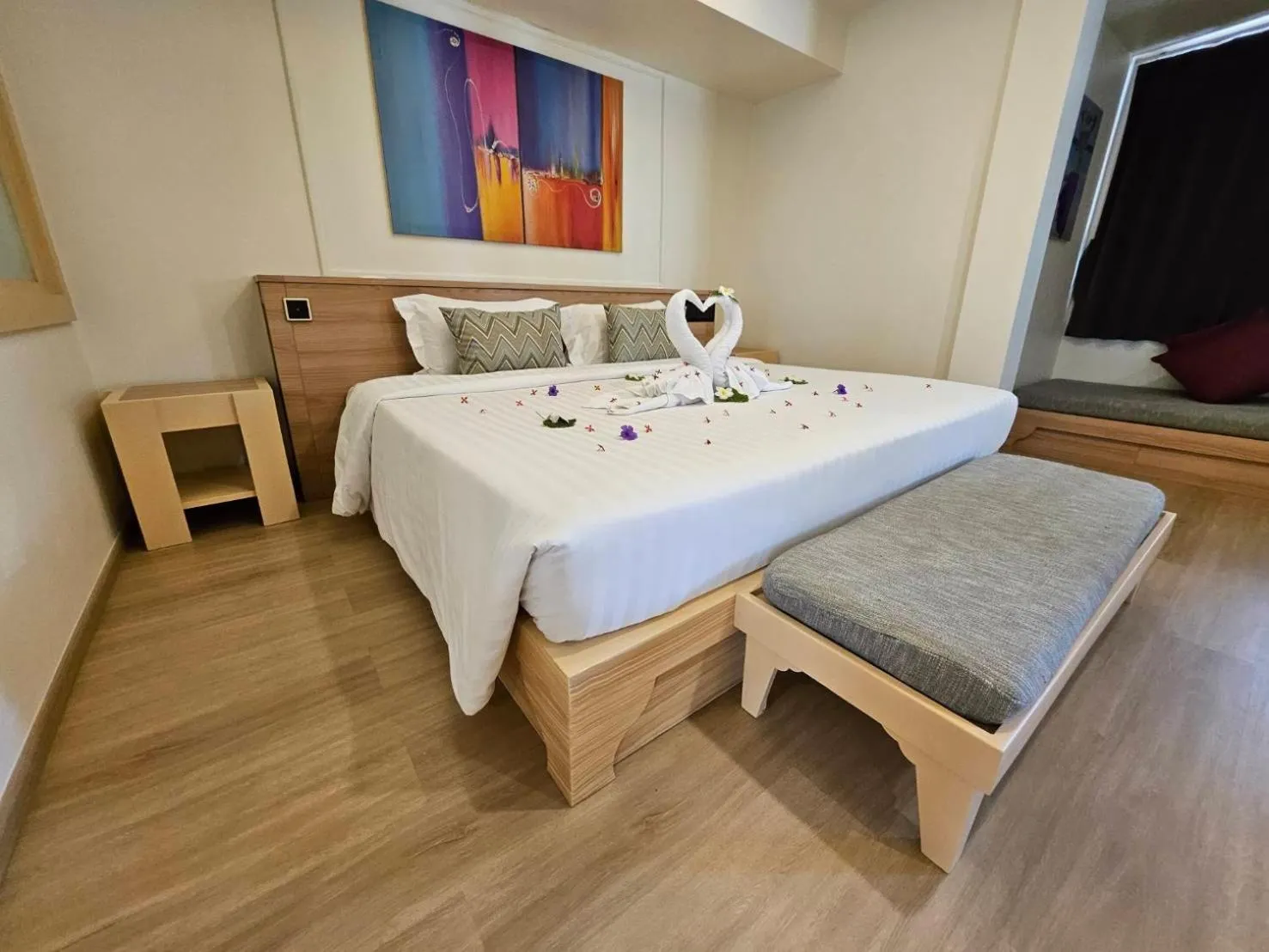 Bedroom, Bed in The Briza Beach Resort, Samui - SHA Plus