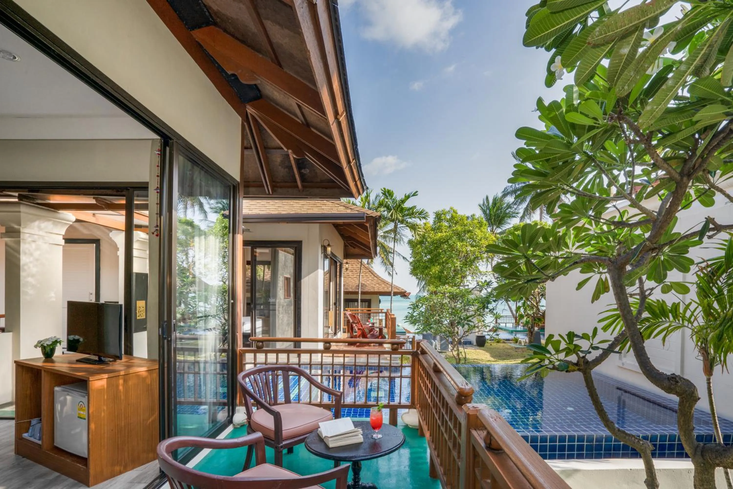 Seating area in The Briza Beach Resort, Samui - SHA Plus