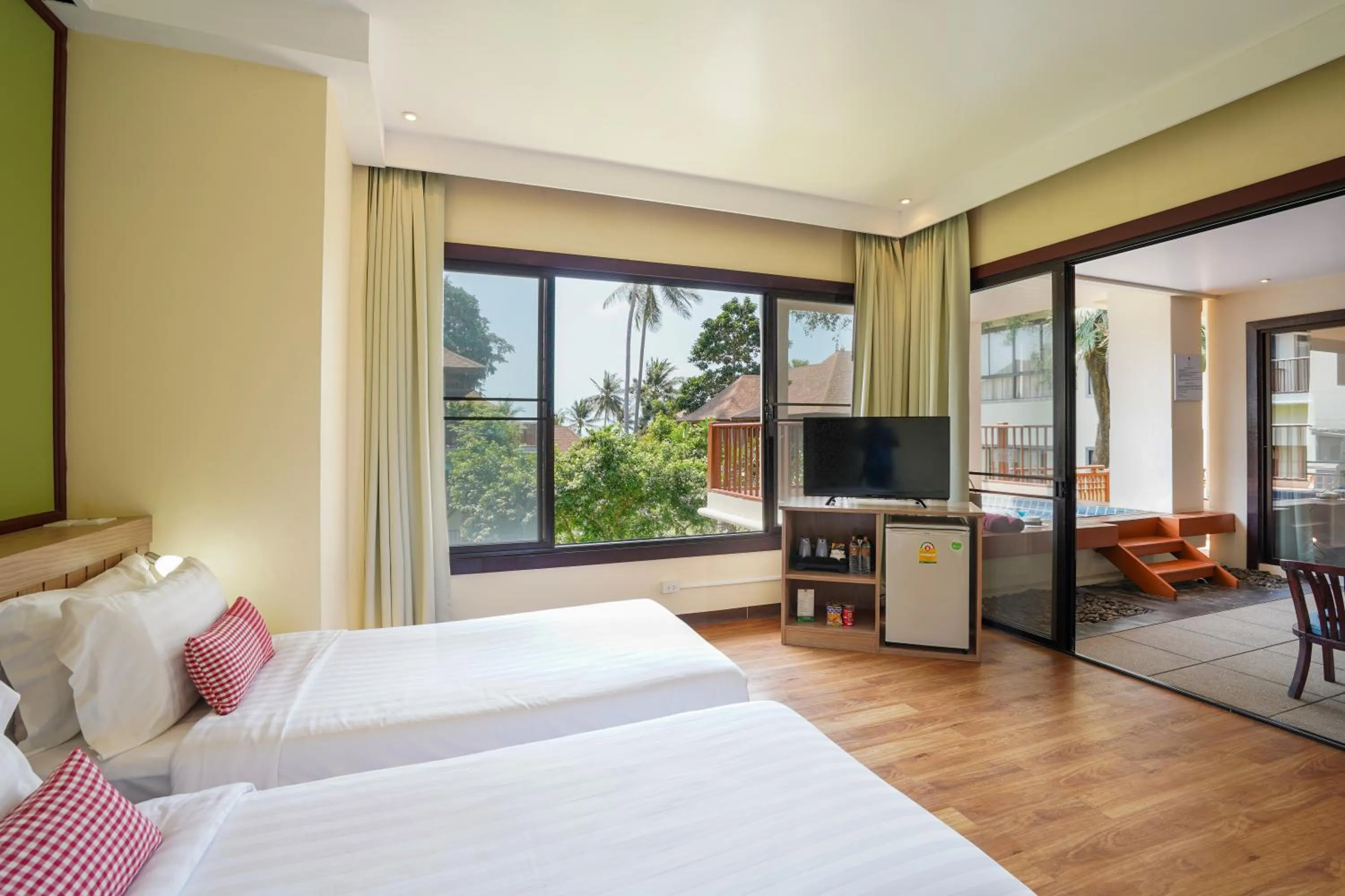 Bedroom, Bed in The Briza Beach Resort, Samui - SHA Plus