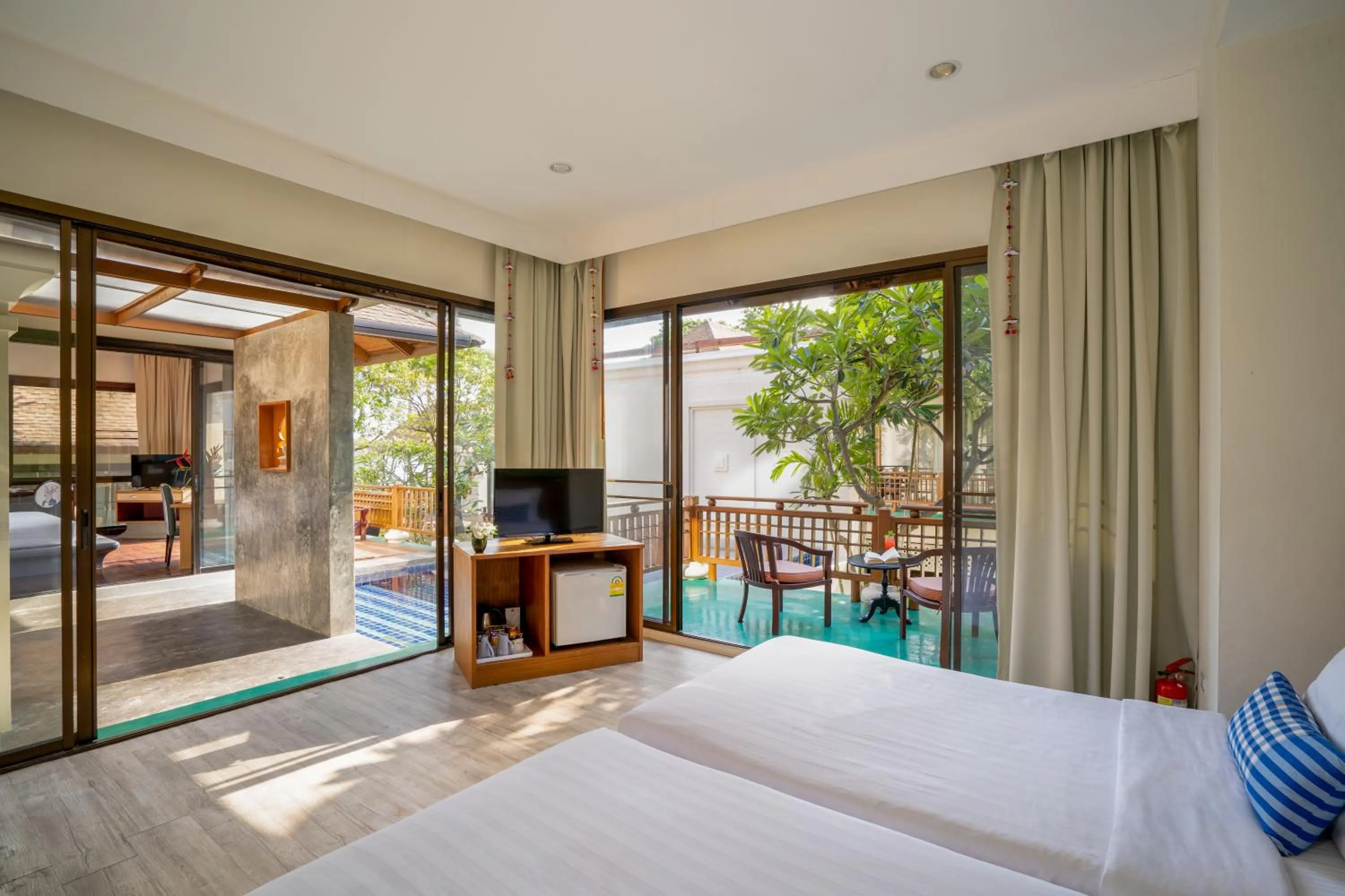 Bedroom, Bed in The Briza Beach Resort, Samui - SHA Plus