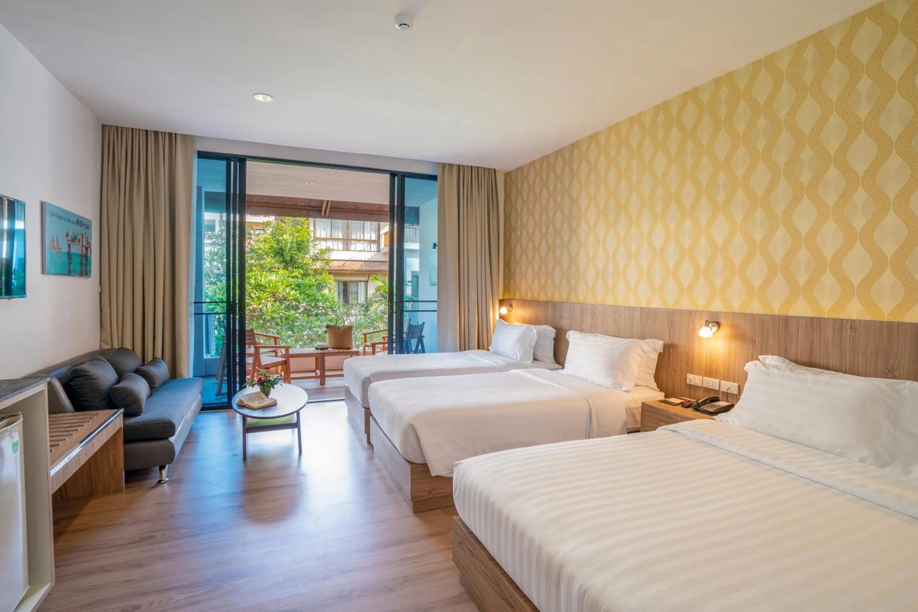 Bedroom, Bed in The Briza Beach Resort, Samui - SHA Plus