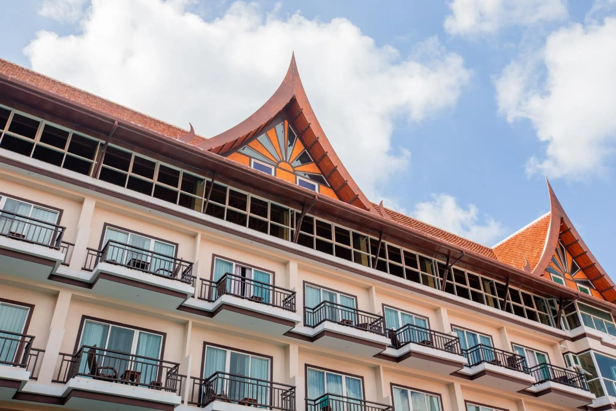 Property building in Nipa Resort, Patong Beach