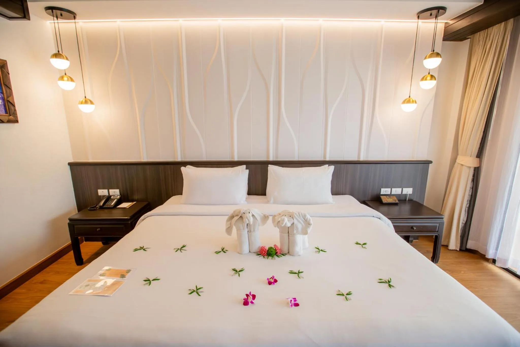 Bedroom, Bed in Nipa Resort, Patong Beach