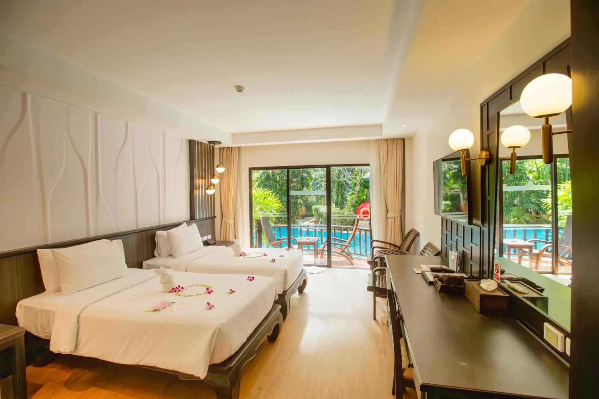 Bedroom, Bed in Nipa Resort, Patong Beach