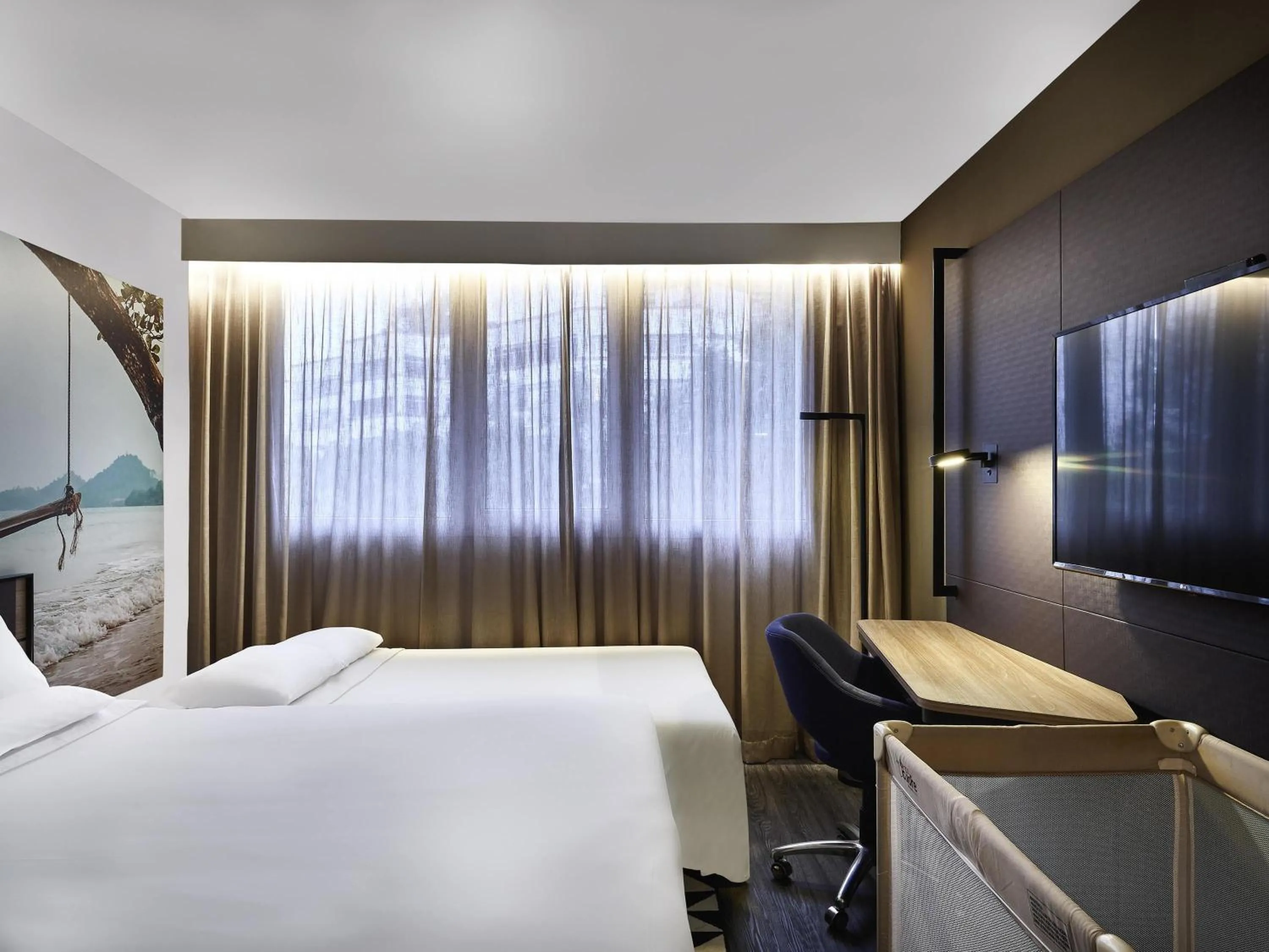 Bedroom, Bed in Novotel Sao Paulo Morumbi