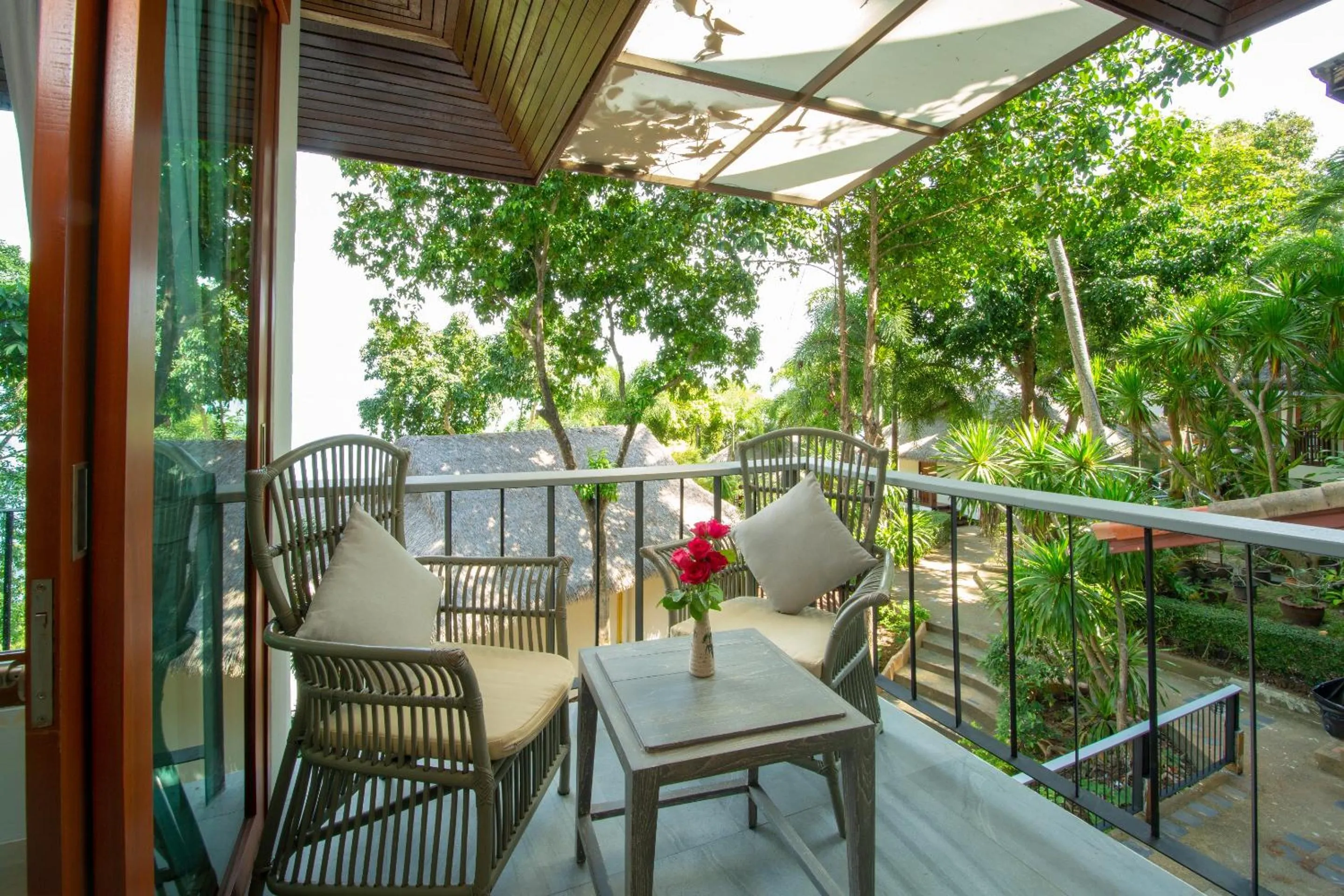 Balcony/Terrace in Coral Cliff Beach Resort Samui - SHA Plus