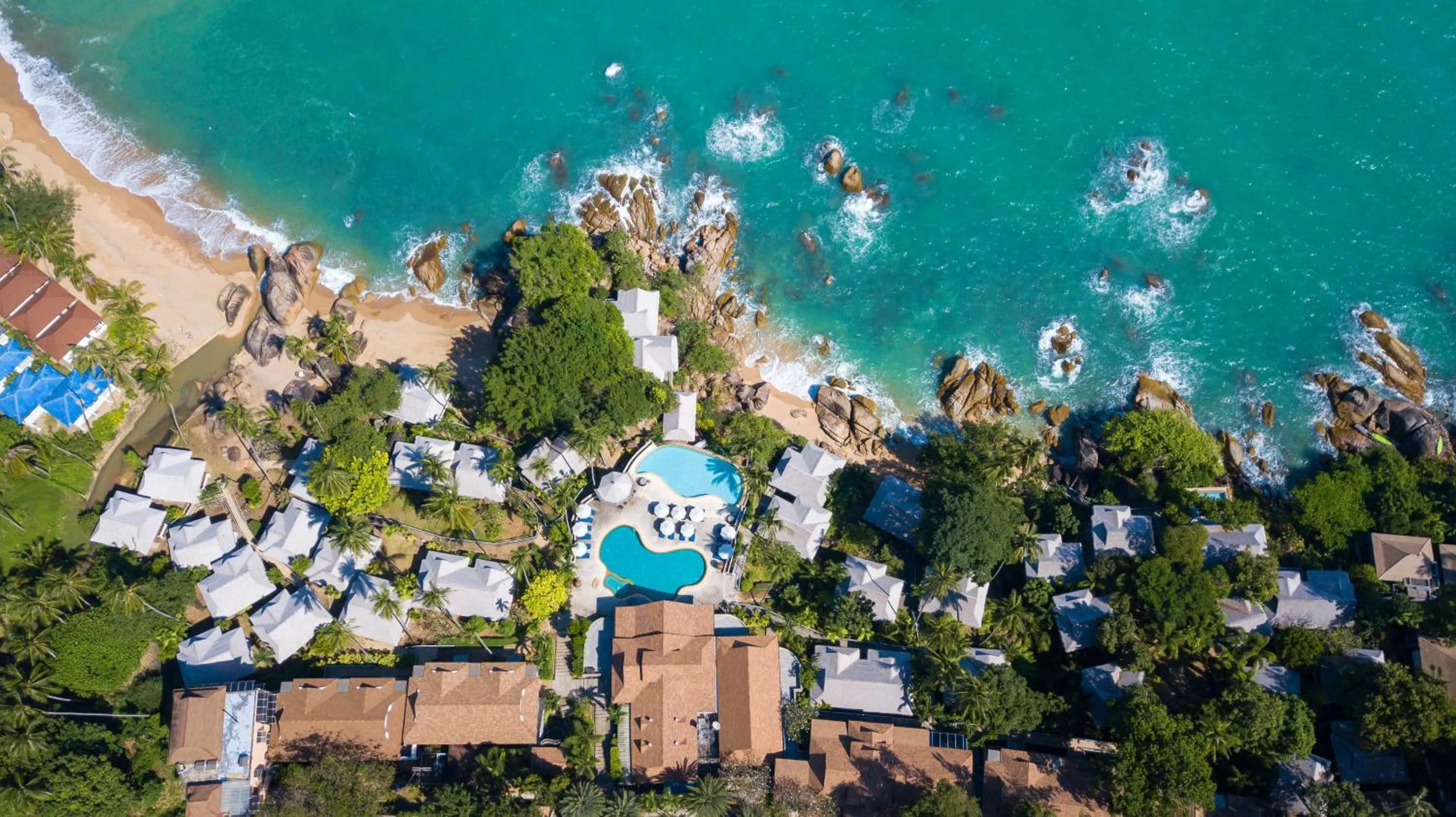 Bird's eye view in Coral Cliff Beach Resort Samui - SHA Plus