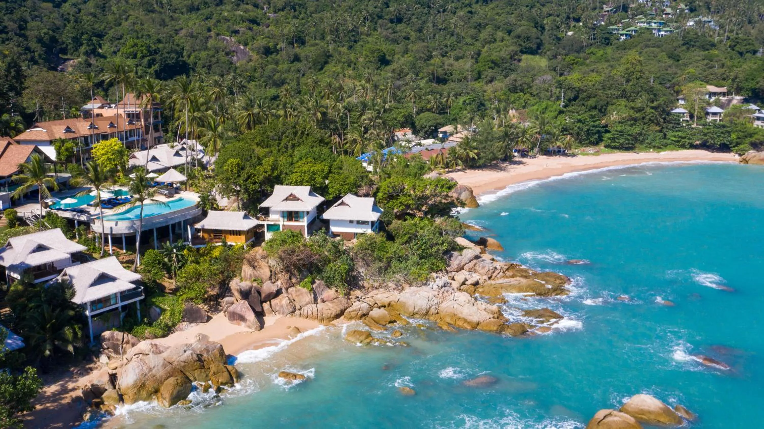 Bird's eye view in Coral Cliff Beach Resort Samui - SHA Plus