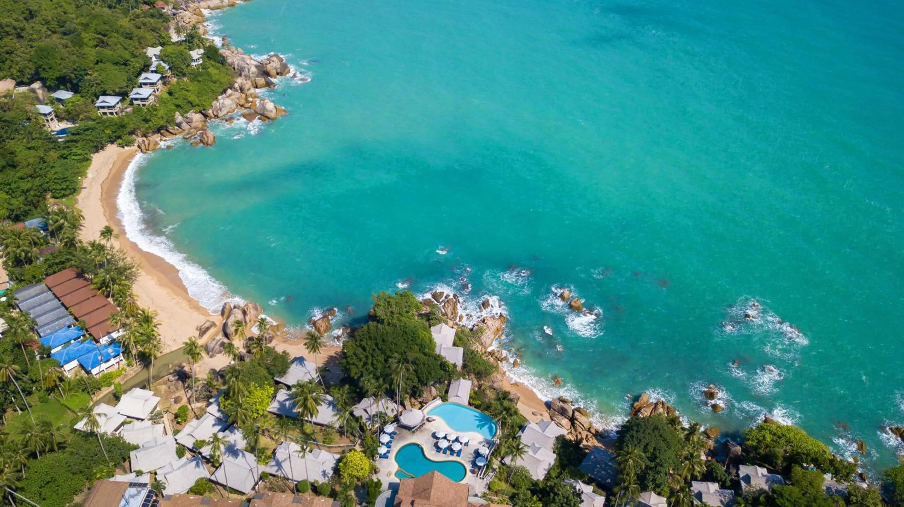 Bird's eye view in Coral Cliff Beach Resort Samui - SHA Plus