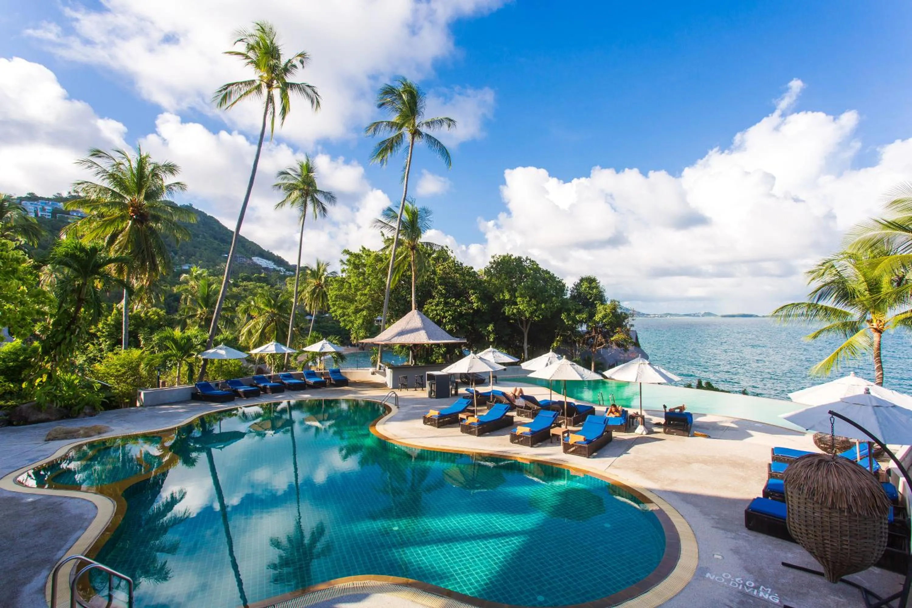Pool view in Coral Cliff Beach Resort Samui - SHA Plus