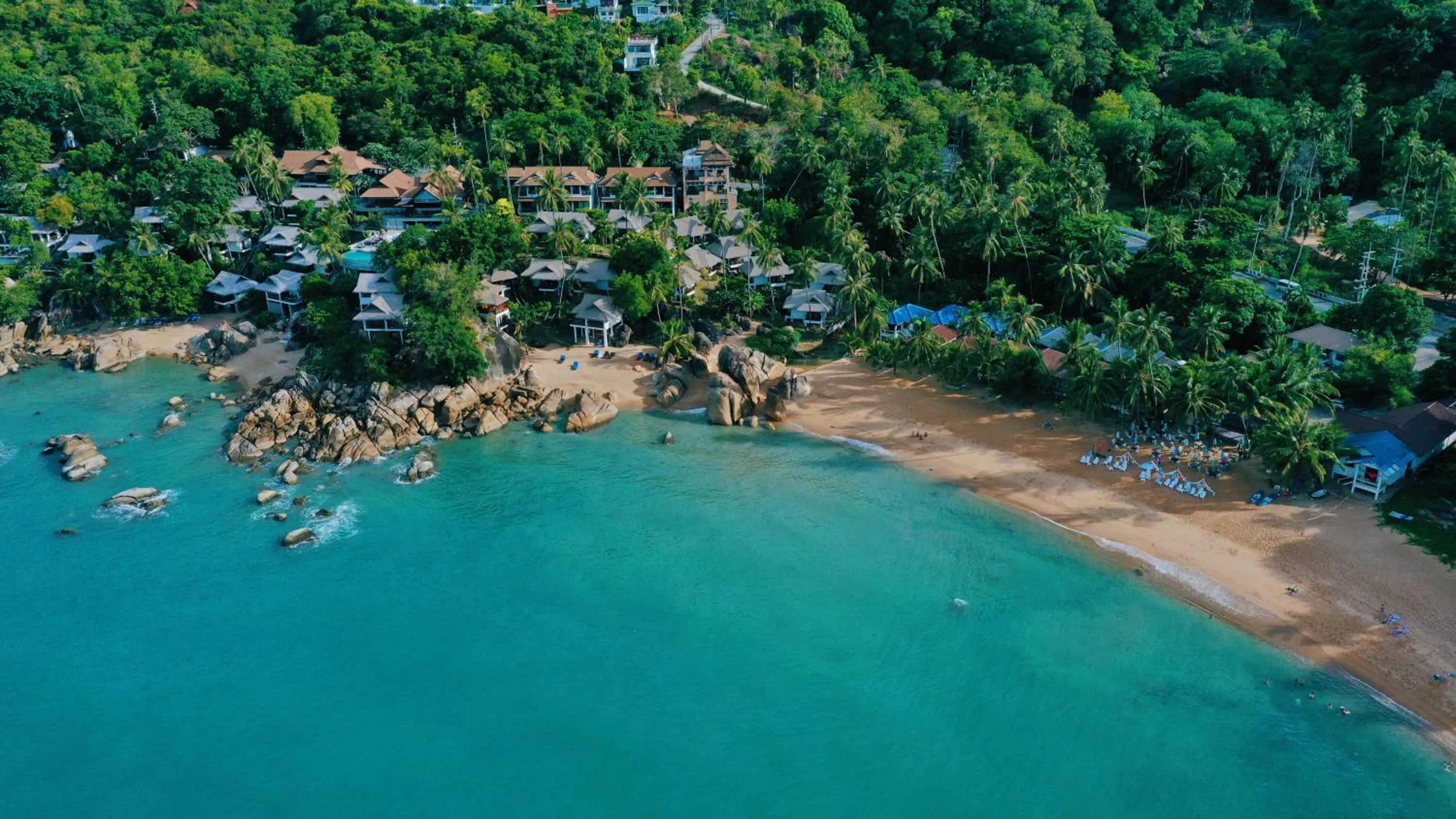 Bird's eye view in Coral Cliff Beach Resort Samui - SHA Plus