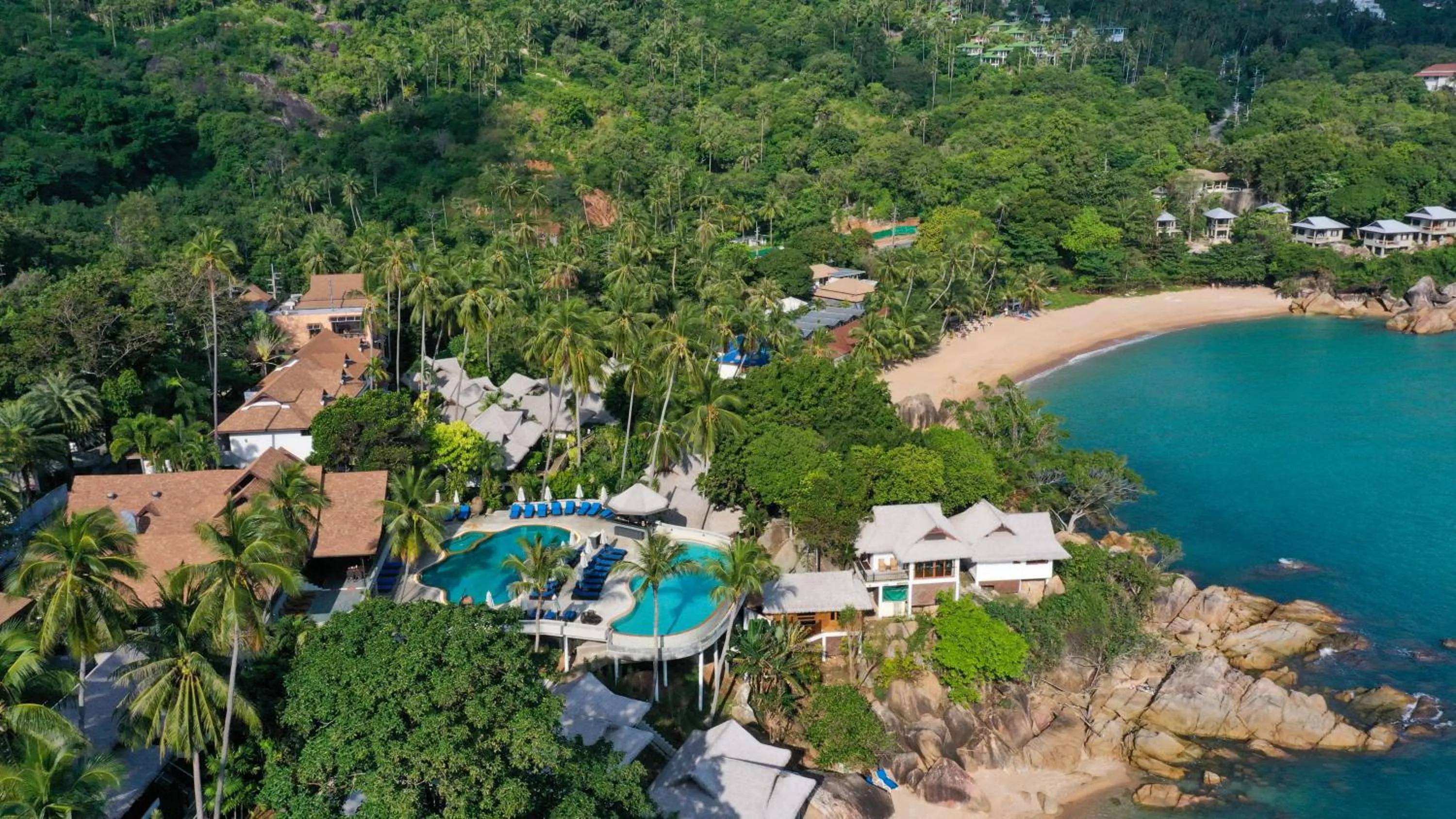 Bird's eye view in Coral Cliff Beach Resort Samui - SHA Plus