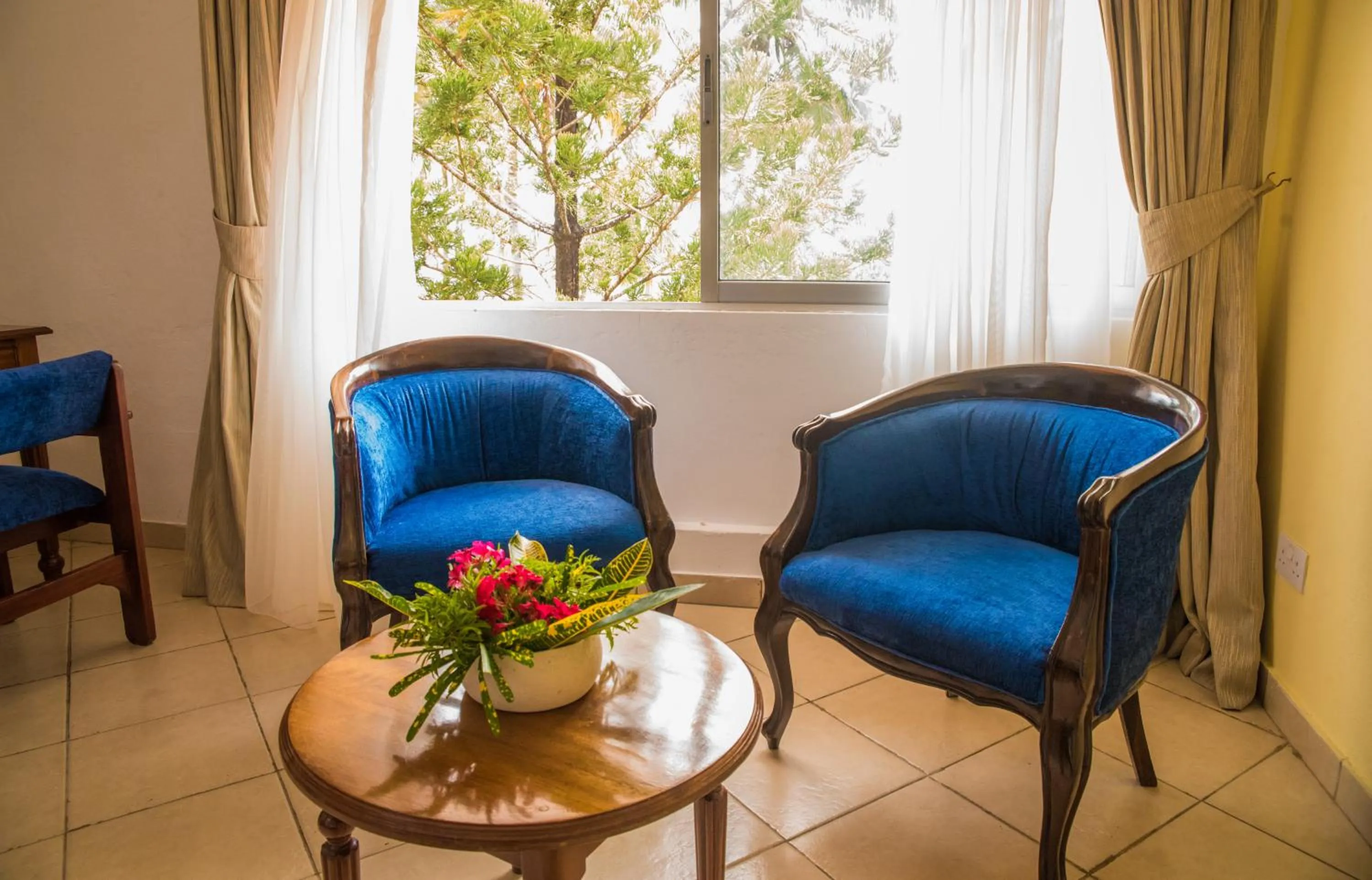 Seating area in Nyali Beach Holiday Resort