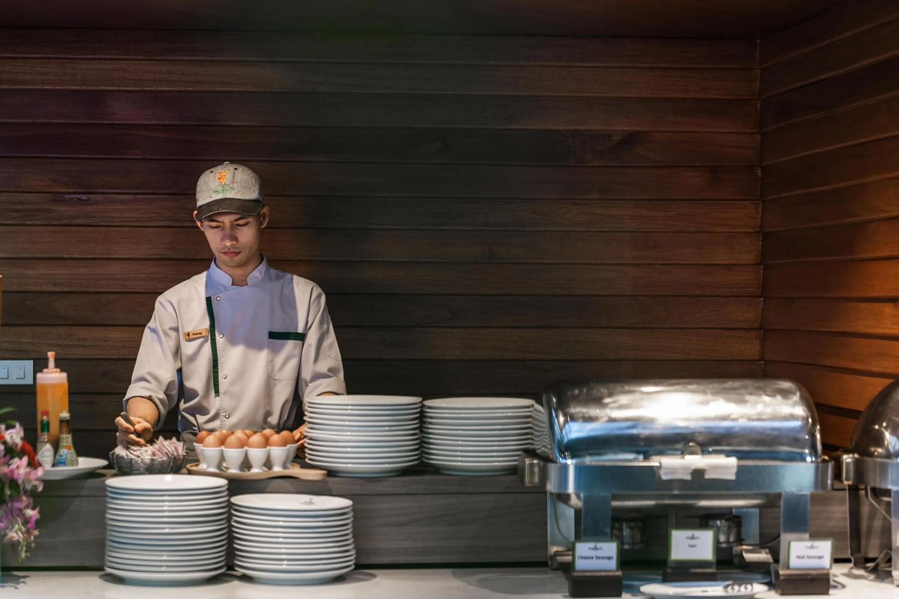 Buffet breakfast in Nora Beach Resort & Spa - SHA Extra Plus