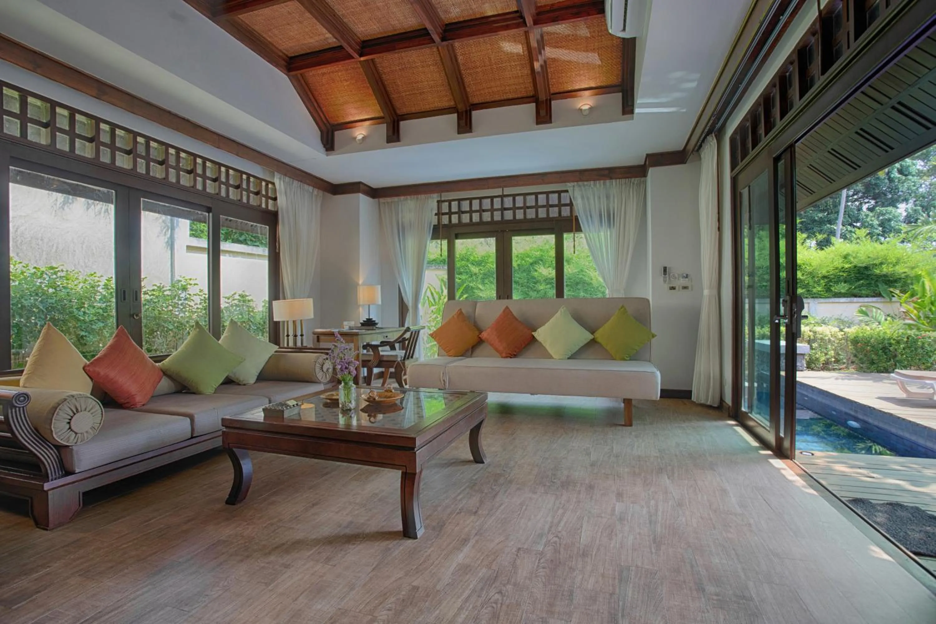 Living room in Nora Beach Resort & Spa - SHA Extra Plus