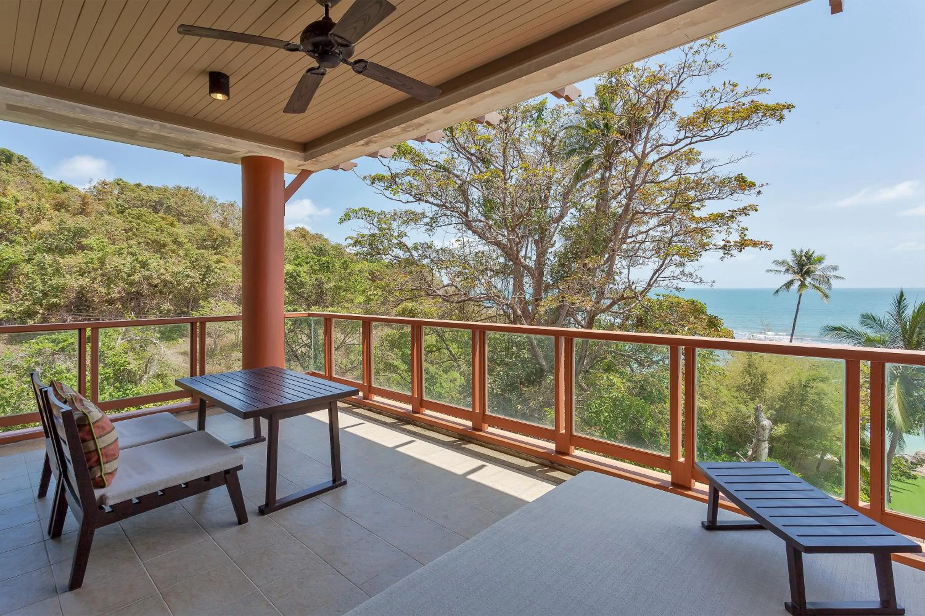 Patio in ShaSa Resort - Luxury Beachfront Suites