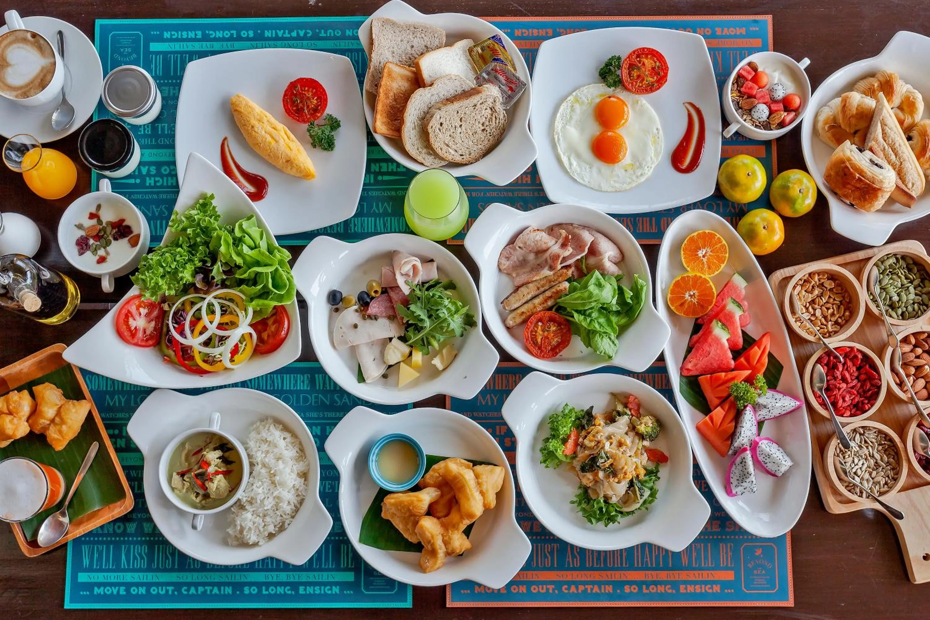 Food and drinks in ShaSa Resort - Luxury Beachfront Suites