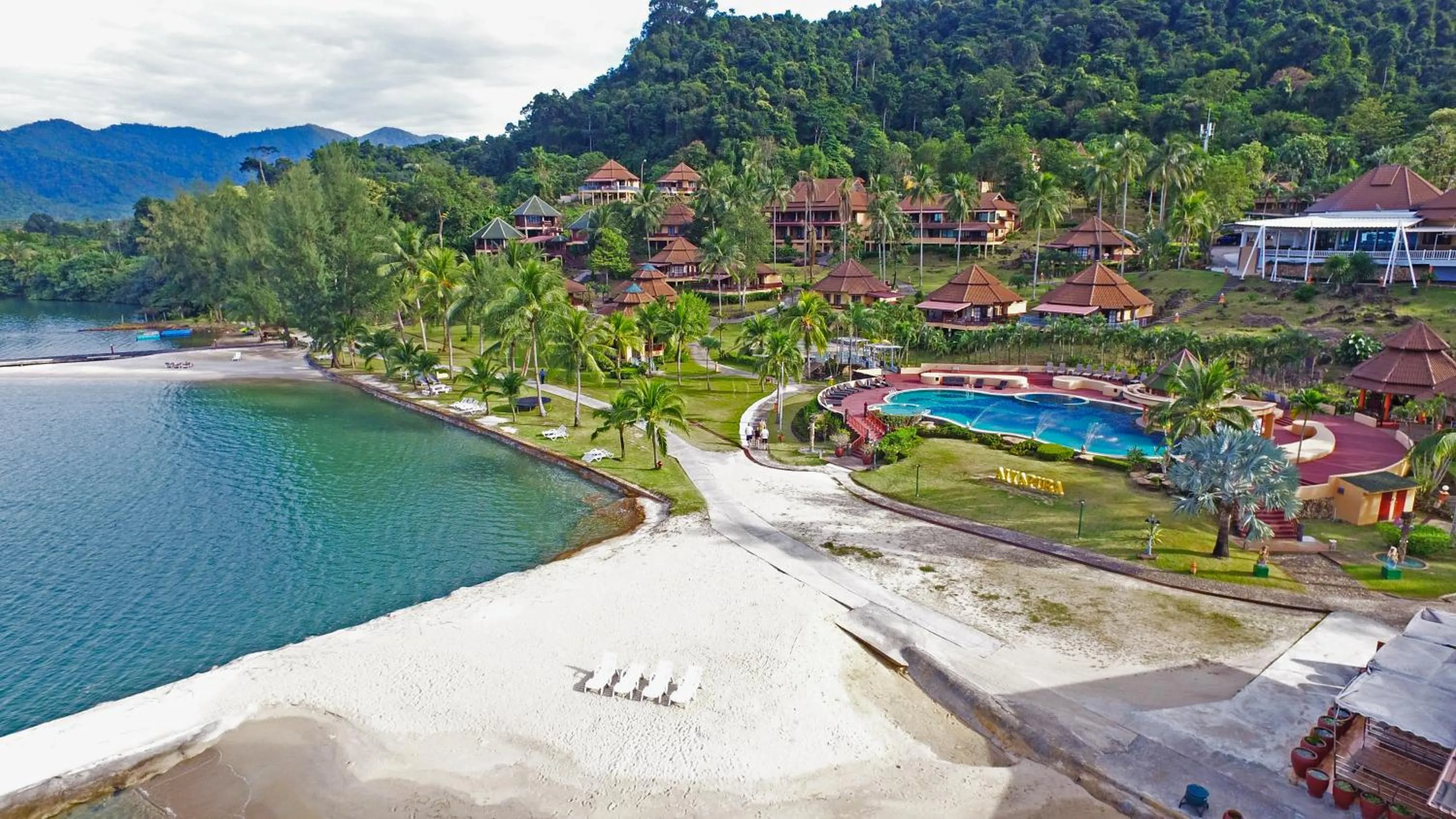 Bird's eye view in The Aiyapura Koh Chang