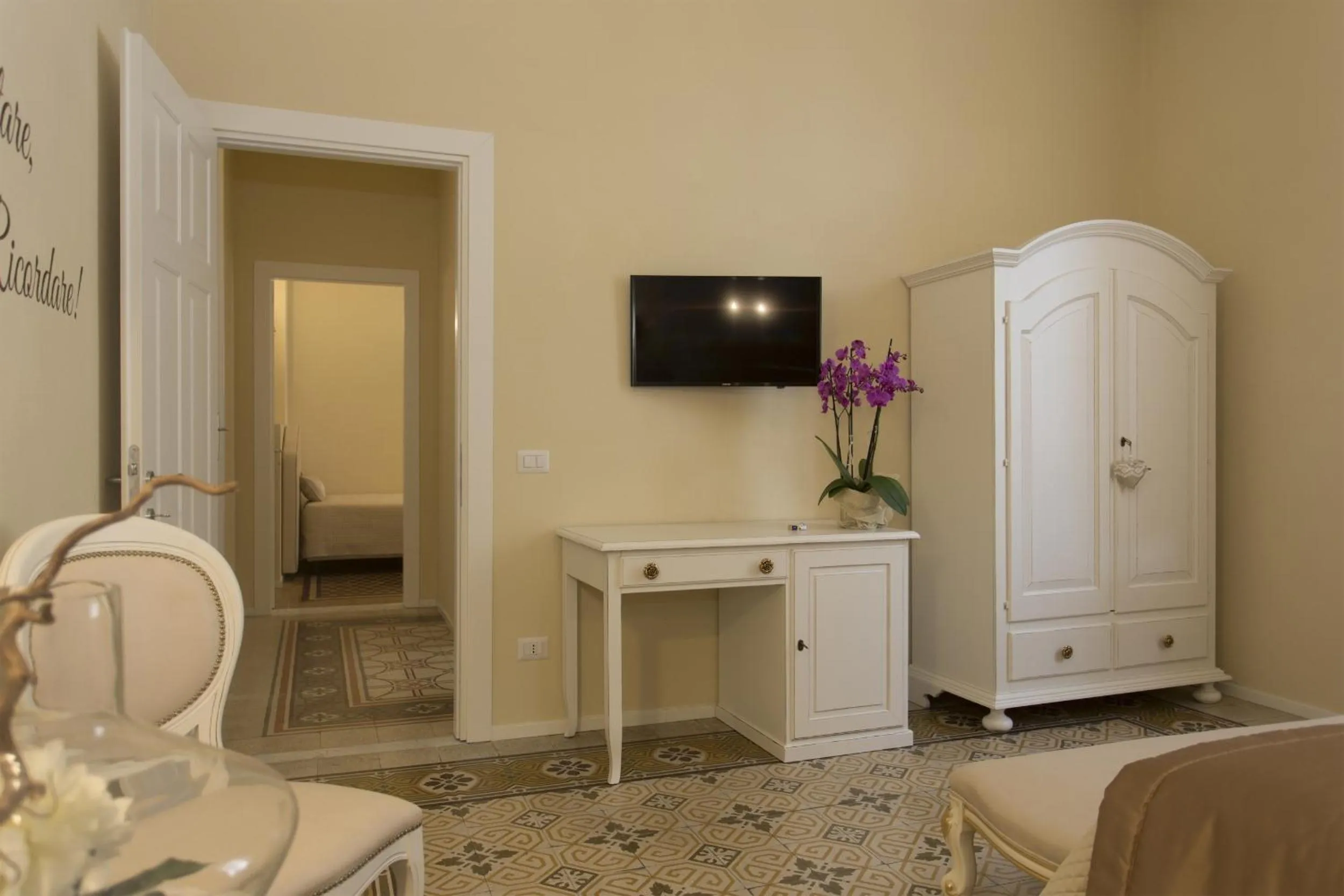 Decorative detail in B&B Villa Anna