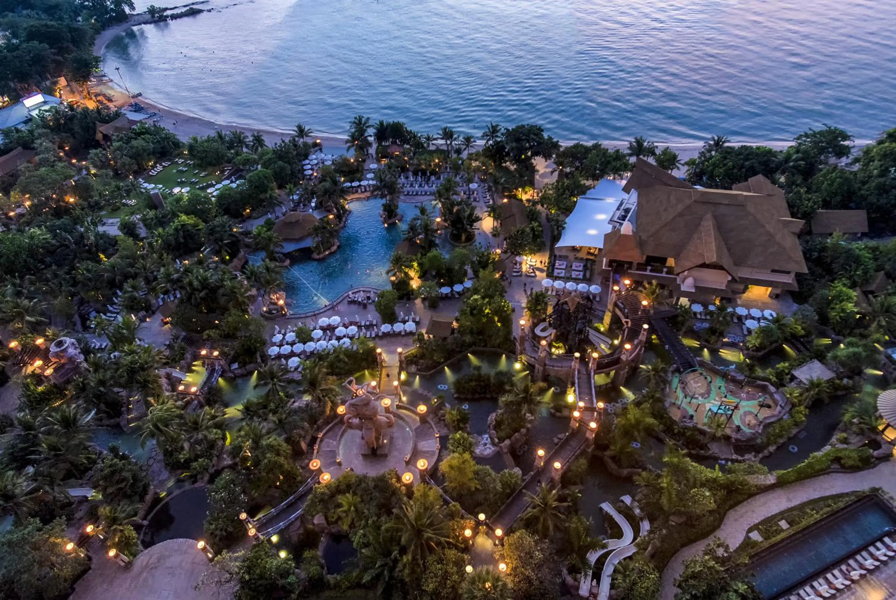 Bird's eye view in Centara Grand Mirage Beach Resort Pattaya