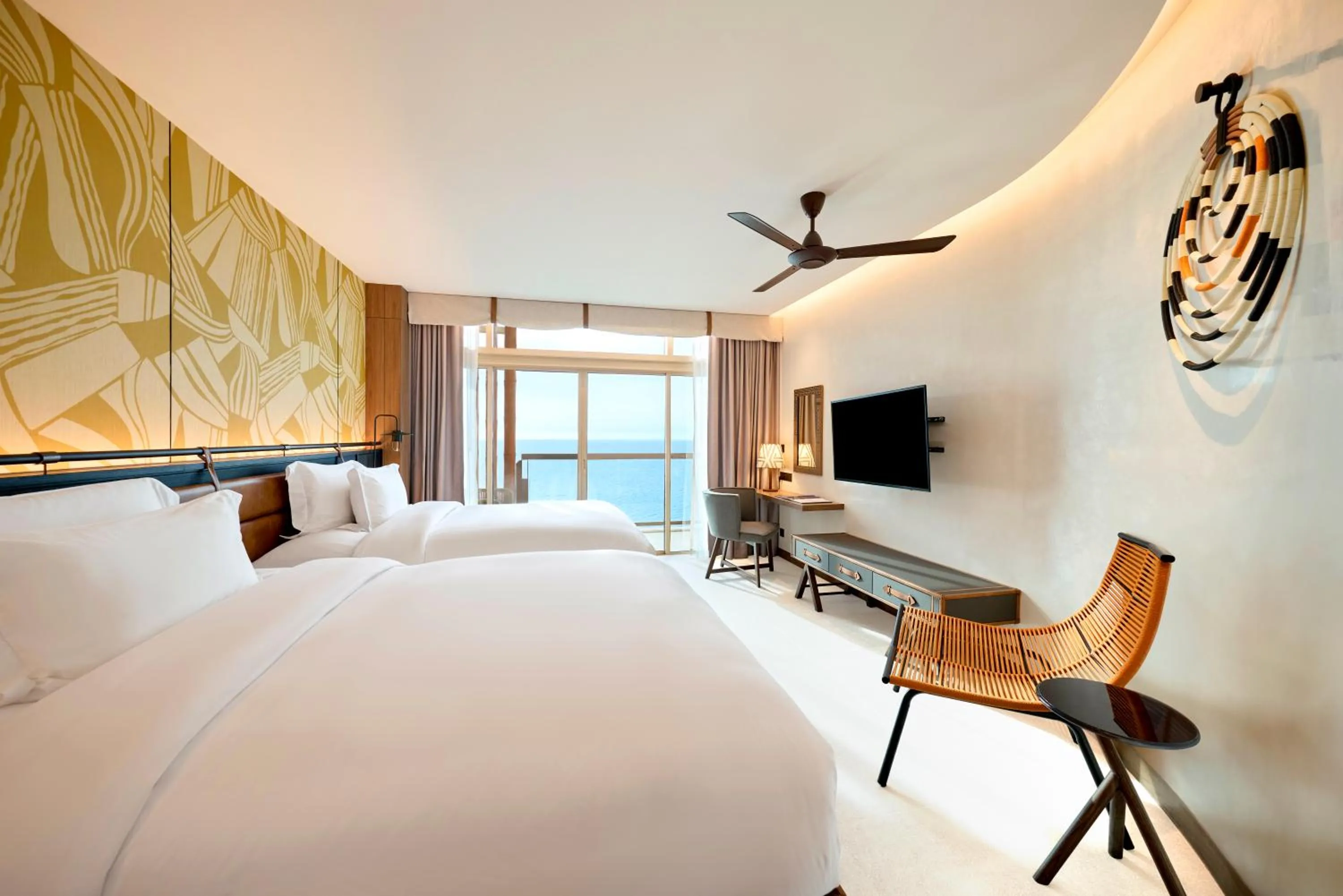 Bed in Centara Grand Mirage Beach Resort Pattaya