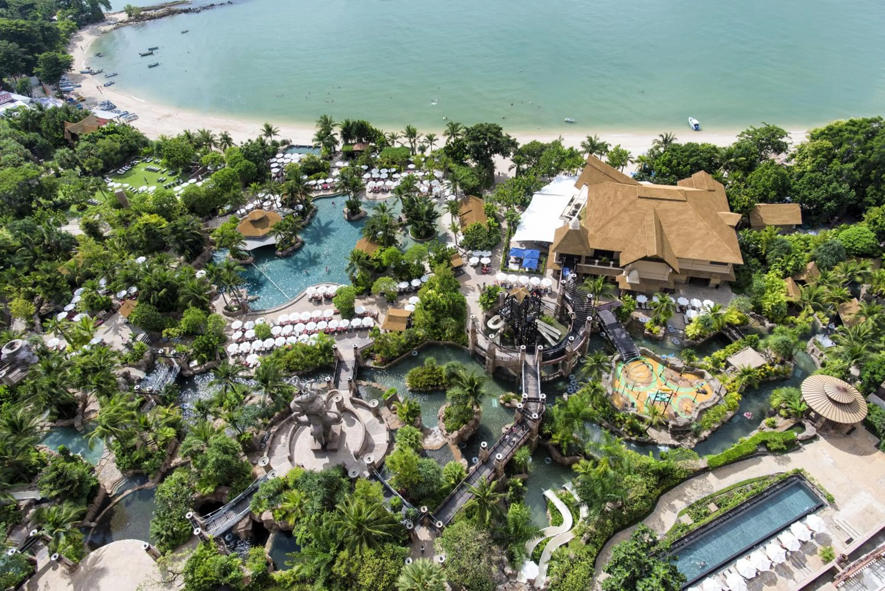Bird's eye view in Centara Grand Mirage Beach Resort Pattaya