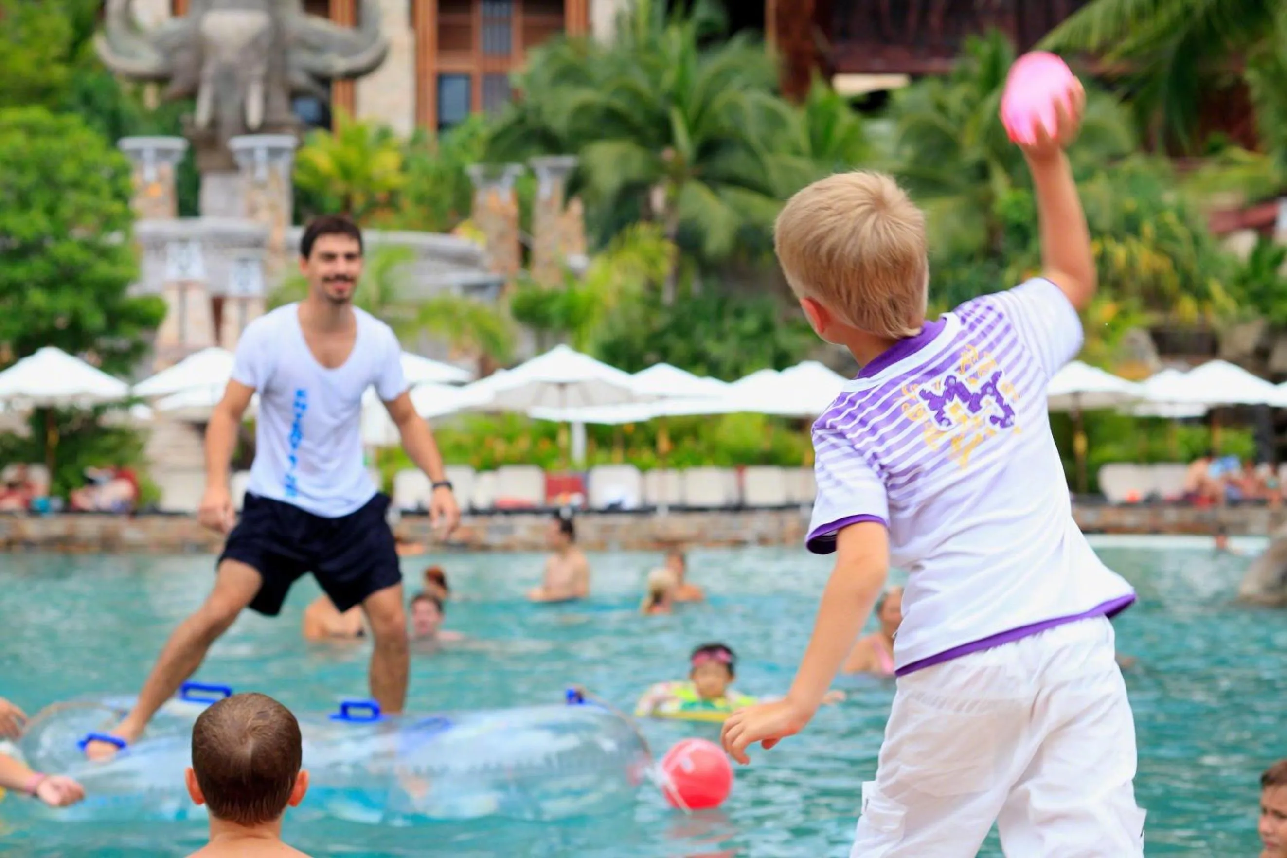 Children play ground in Centara Grand Mirage Beach Resort Pattaya