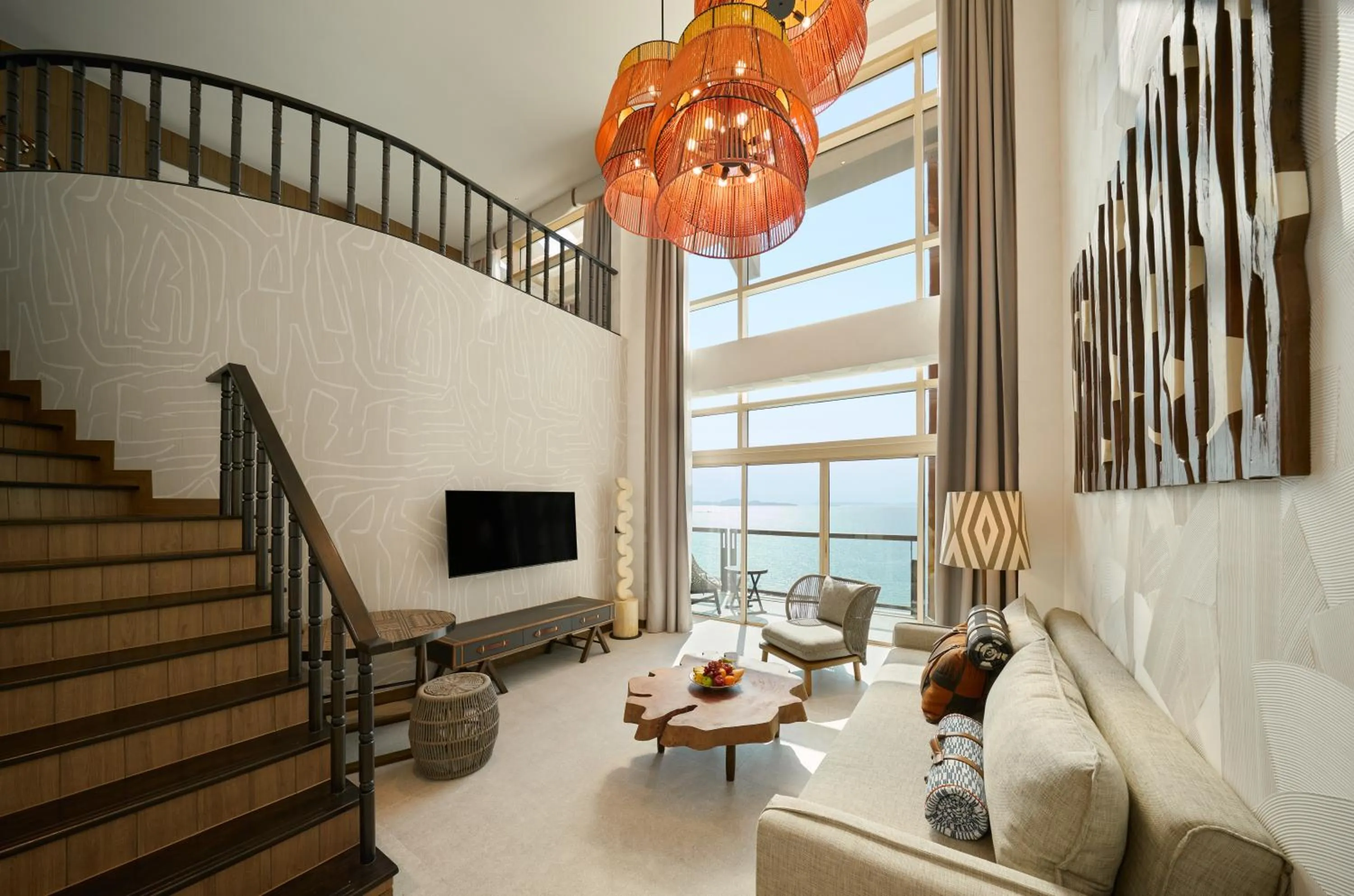 Living room in Centara Grand Mirage Beach Resort Pattaya