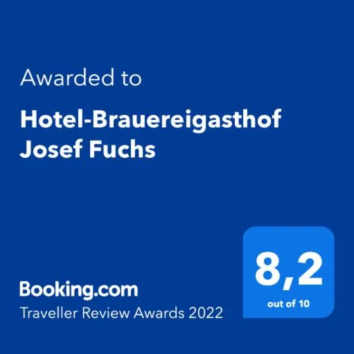 Certificate/Award in Hotel-Brauereigasthof Josef Fuchs