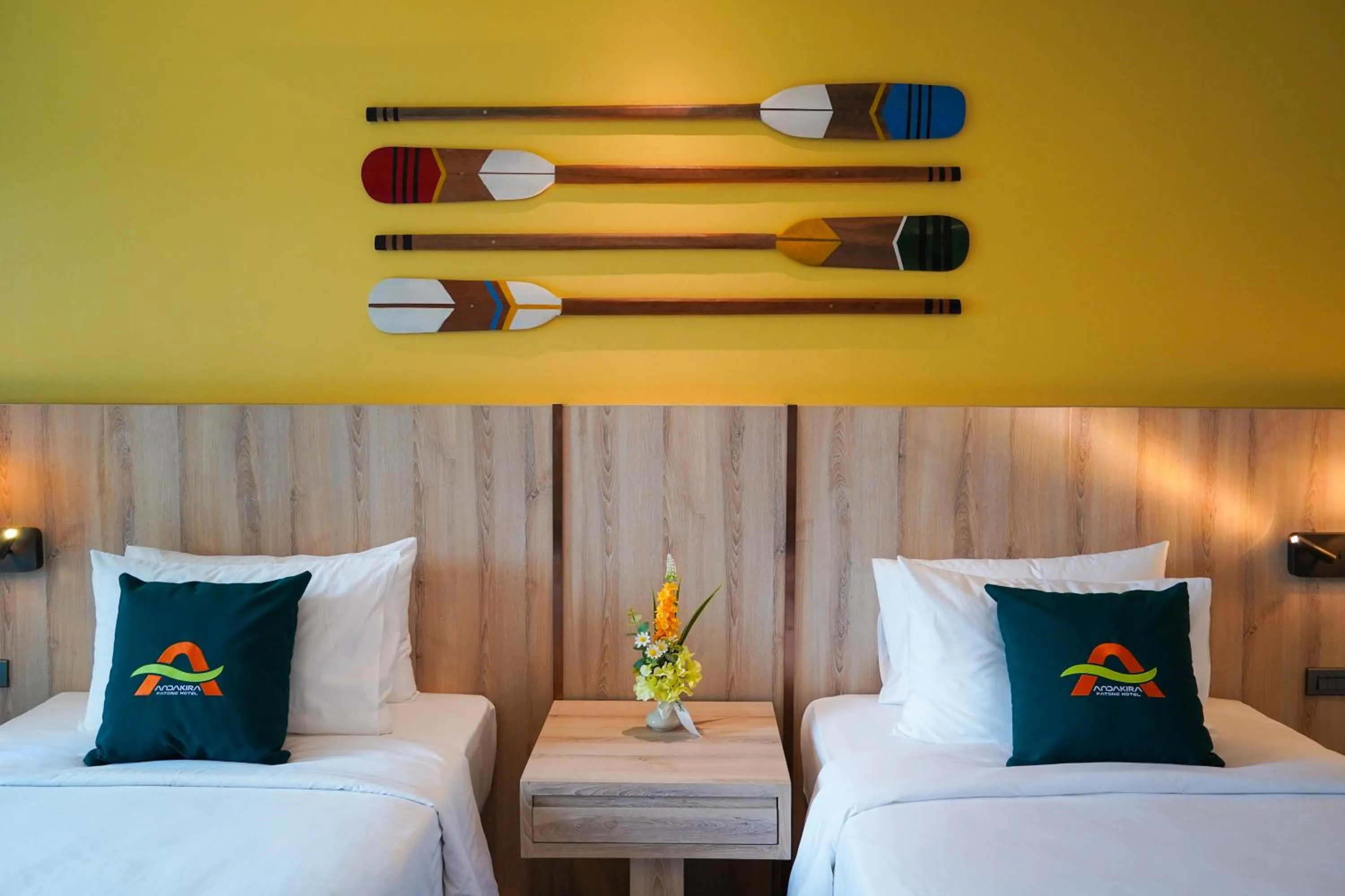 Decorative detail, Bed in Andakira Hotel - SHA Extra Plus