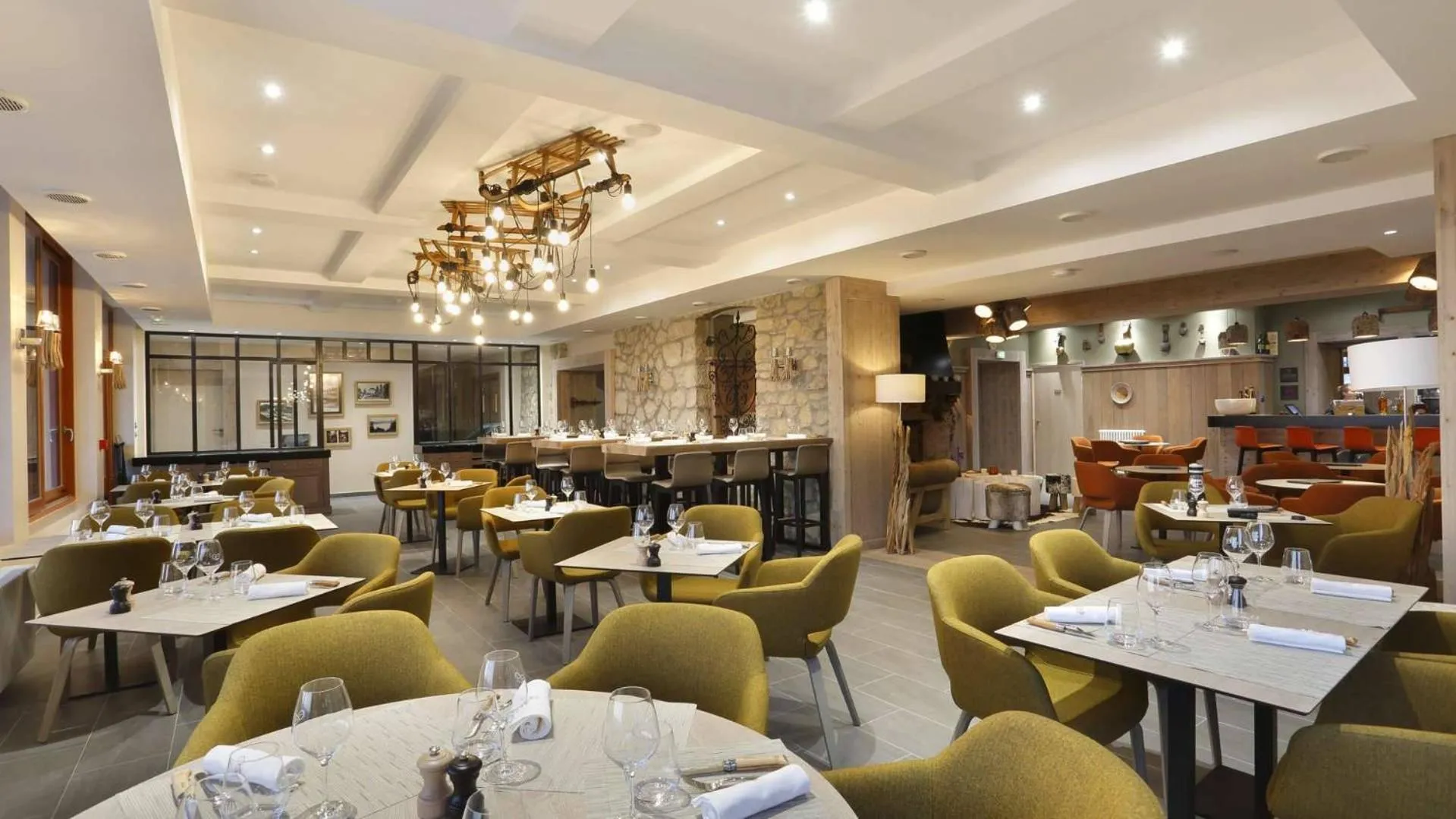 Restaurant/places to eat in La Mainaz Hôtel Restaurant Genève - Gex - Mijoux