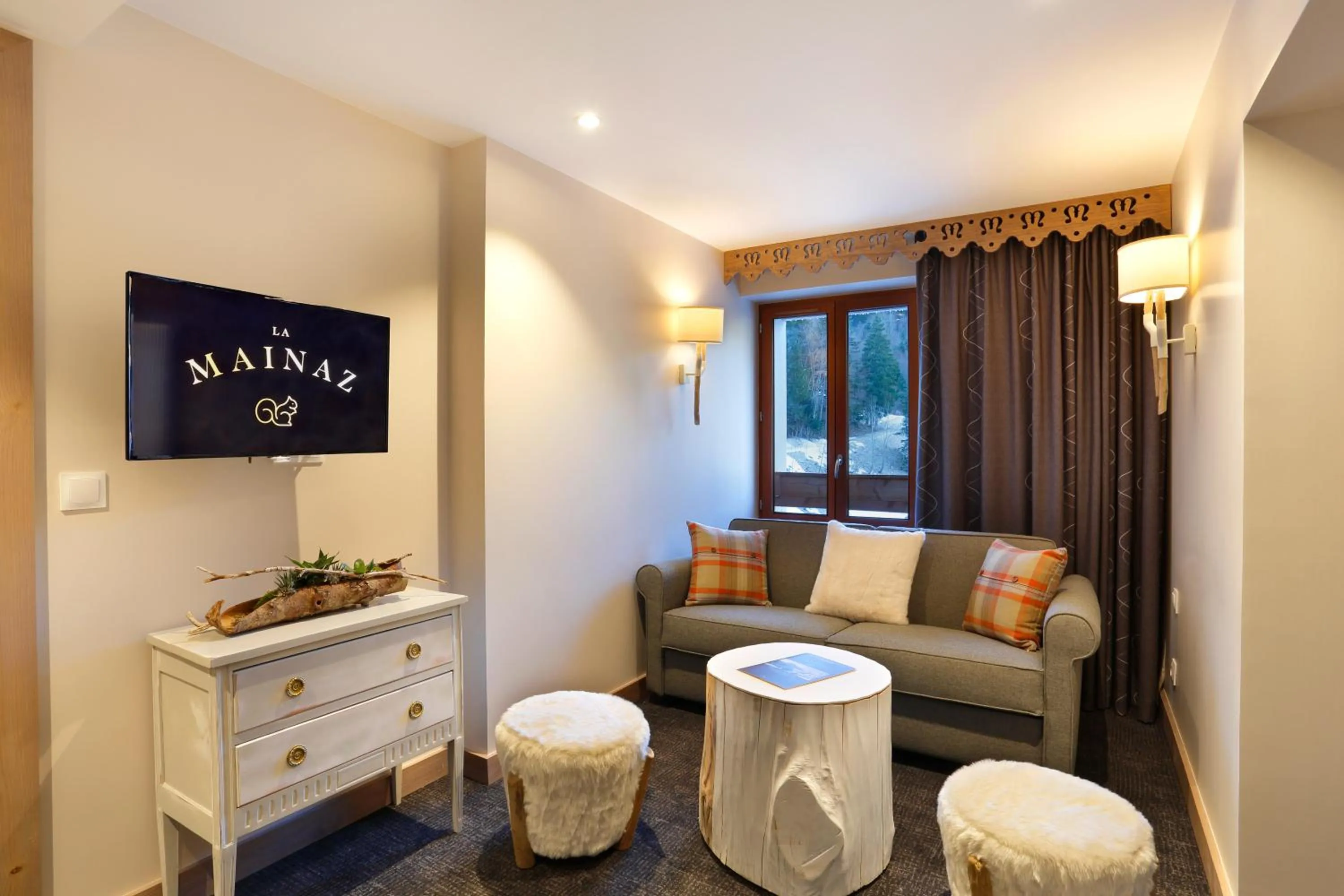 Living room in La Mainaz Hôtel Restaurant Genève - Gex - Mijoux
