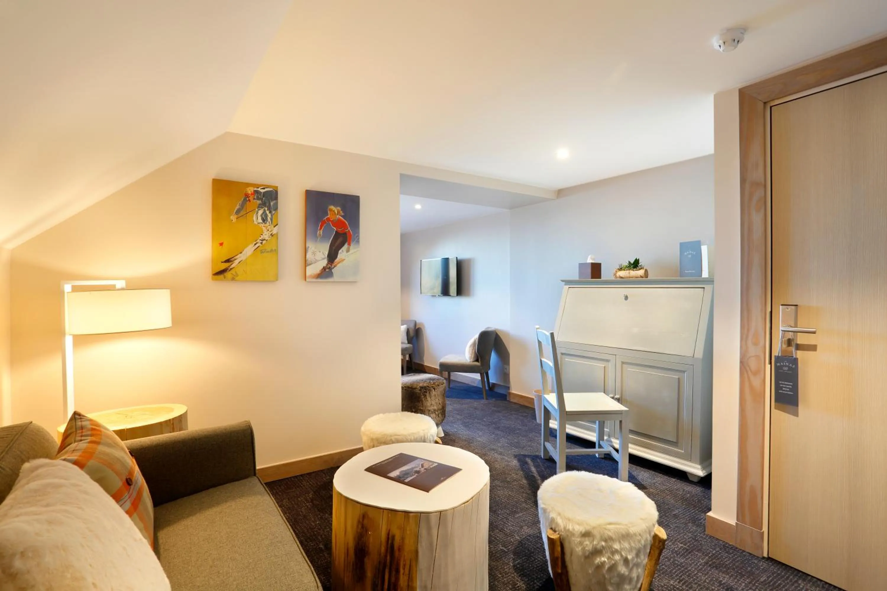 Seating area in La Mainaz Hôtel Restaurant Genève - Gex - Mijoux