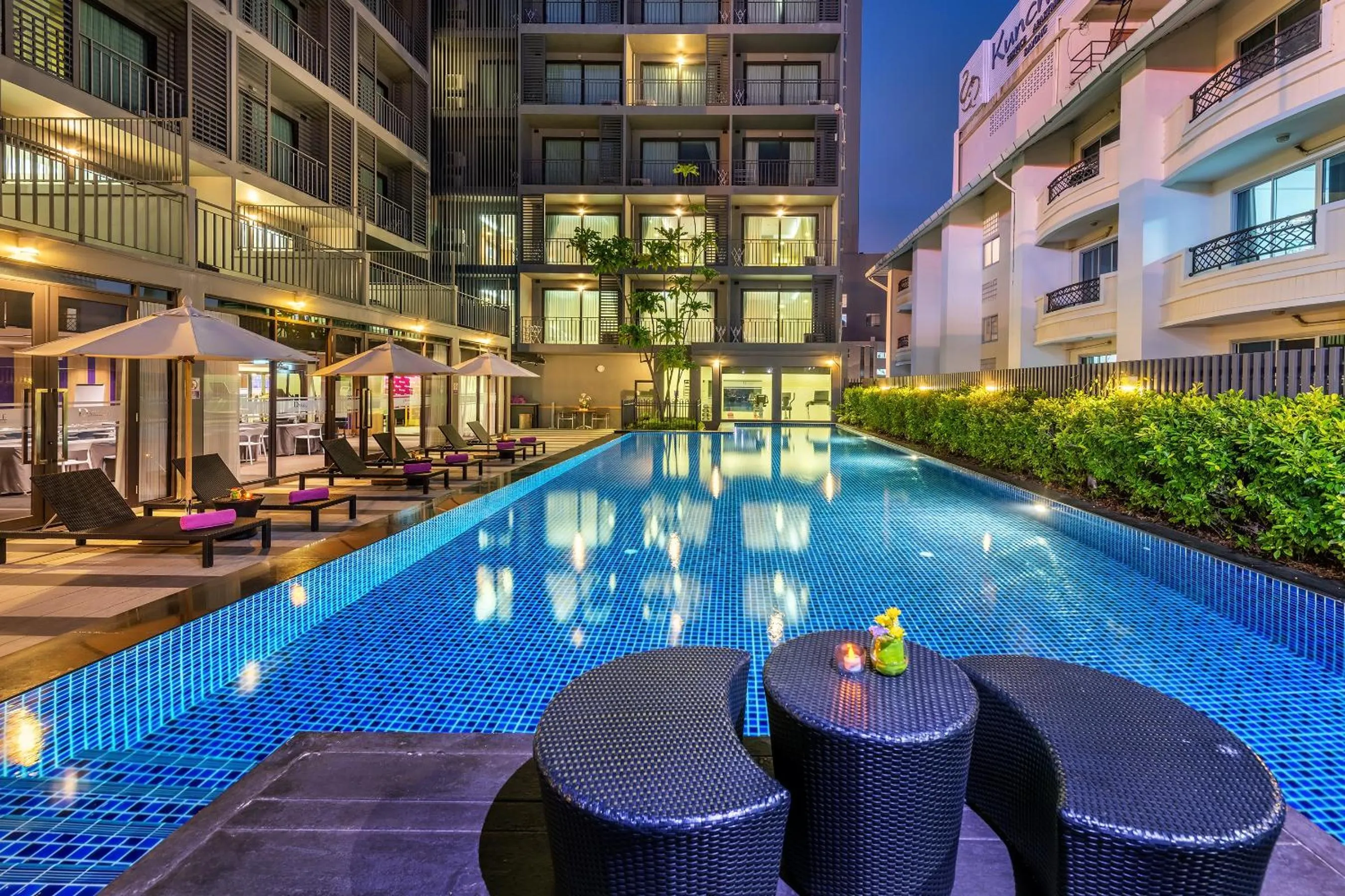Swimming pool in PLAAI Prime Hotel Rayong SHA Extra Plus