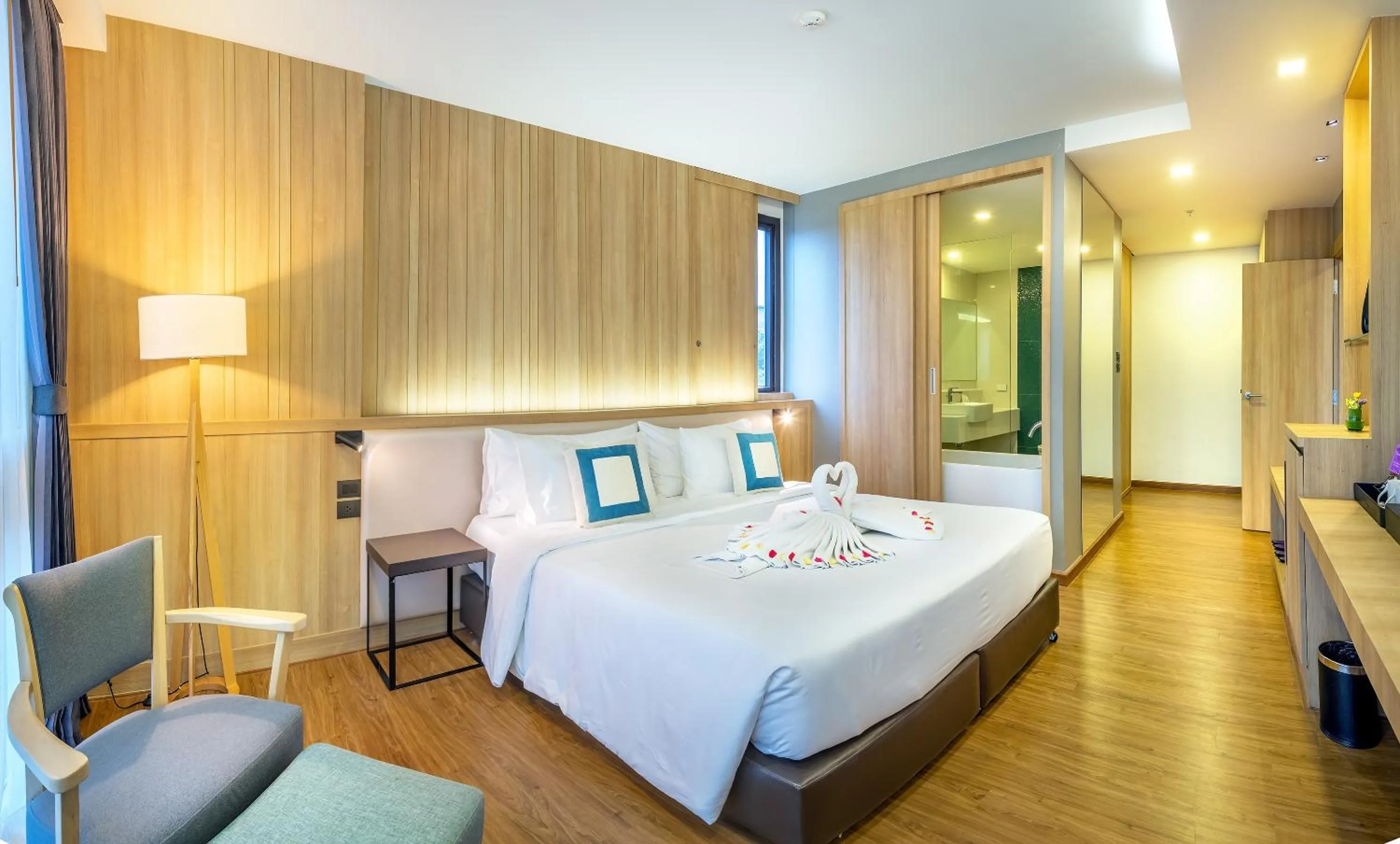 Photo of the whole room, Bed in PLAAI Prime Hotel Rayong SHA Extra Plus