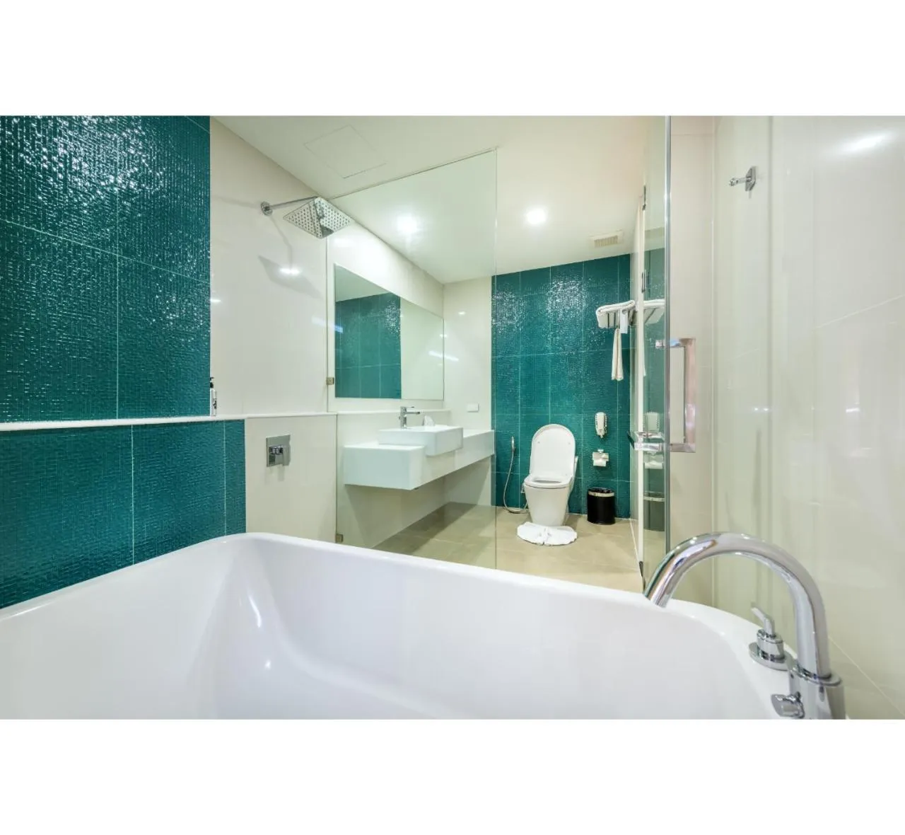 Bathroom in PLAAI Prime Hotel Rayong SHA Extra Plus