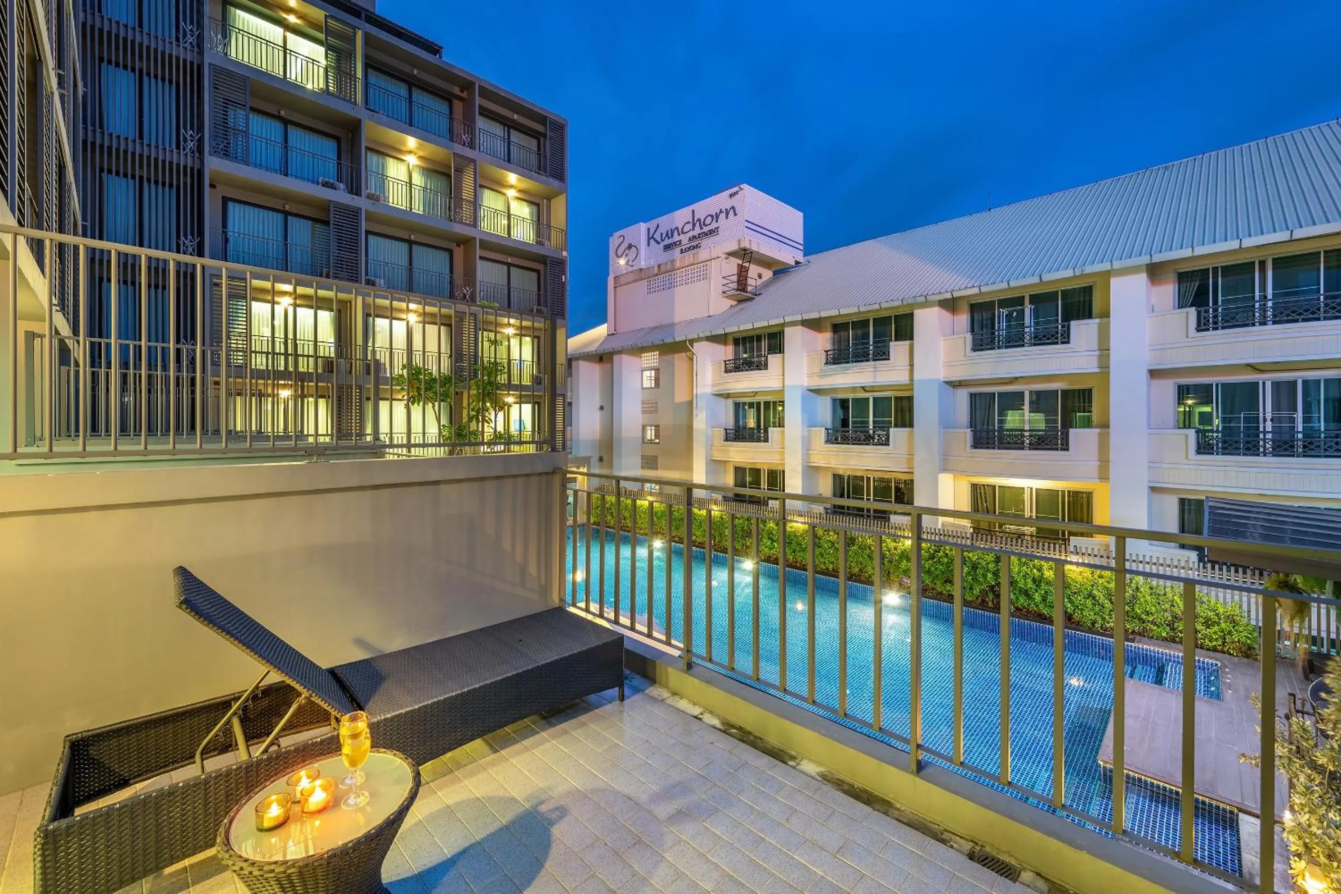 Pool view in PLAAI Prime Hotel Rayong SHA Extra Plus