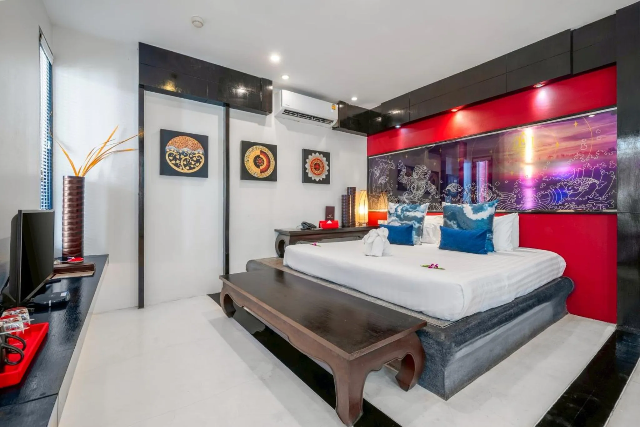 Bed in Kirikayan Boutique Resort - SHA Extra Plus