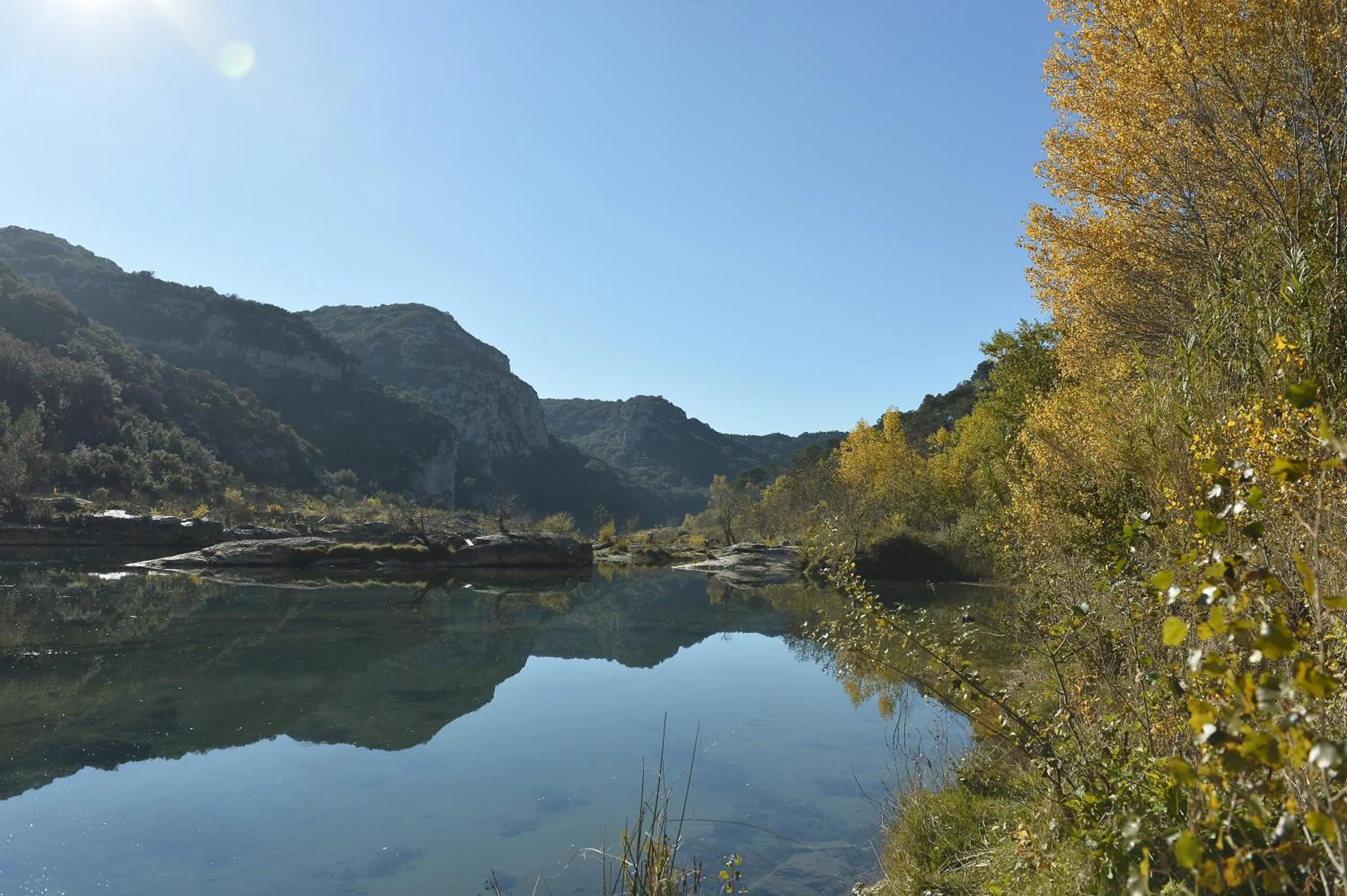 River view in Le Mas des Alexandrins