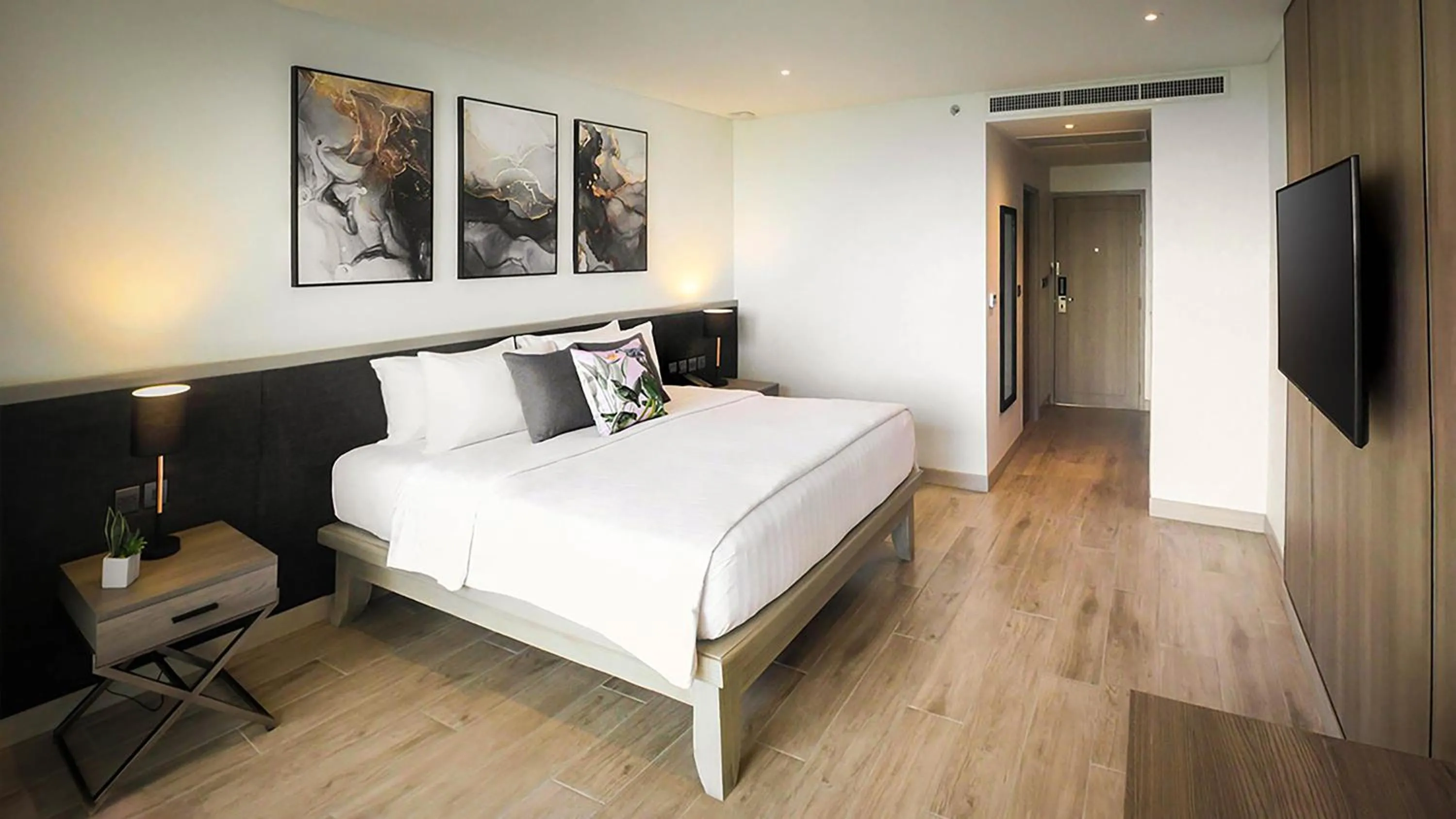 Bed in Paradox Resort Phuket