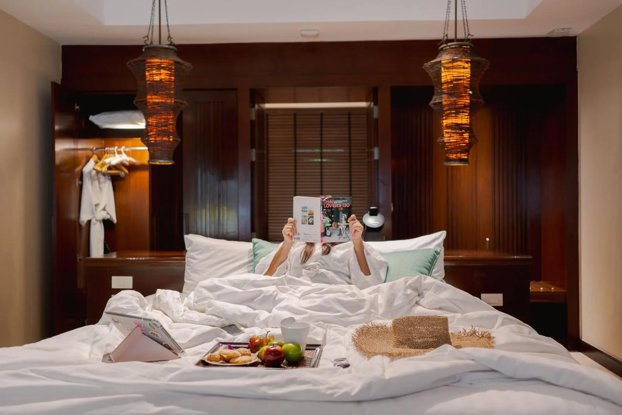 Bed in Paradox Resort Phuket